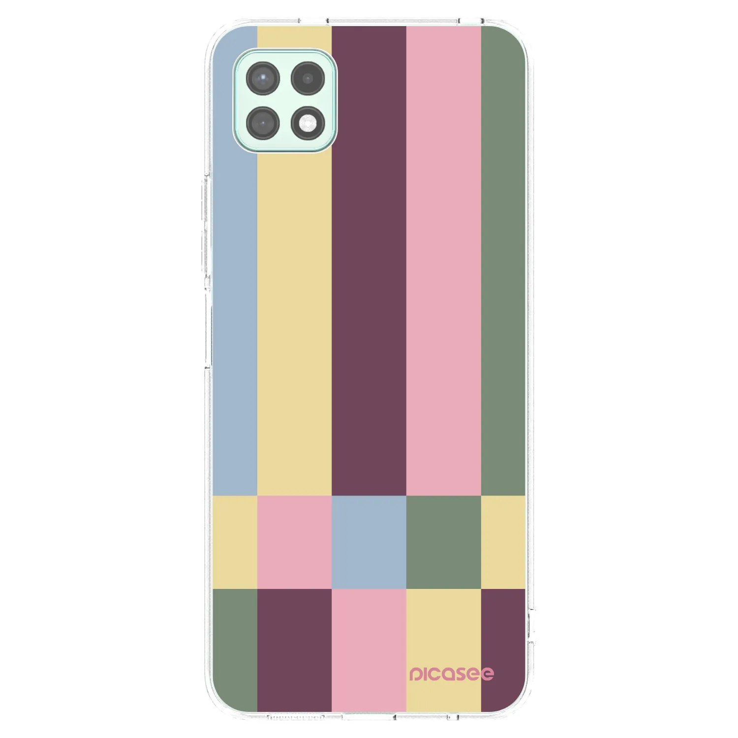 Picasee husă transparentă din silicon pentru Samsung Galaxy A22 A226B 5G - Lobby tiles