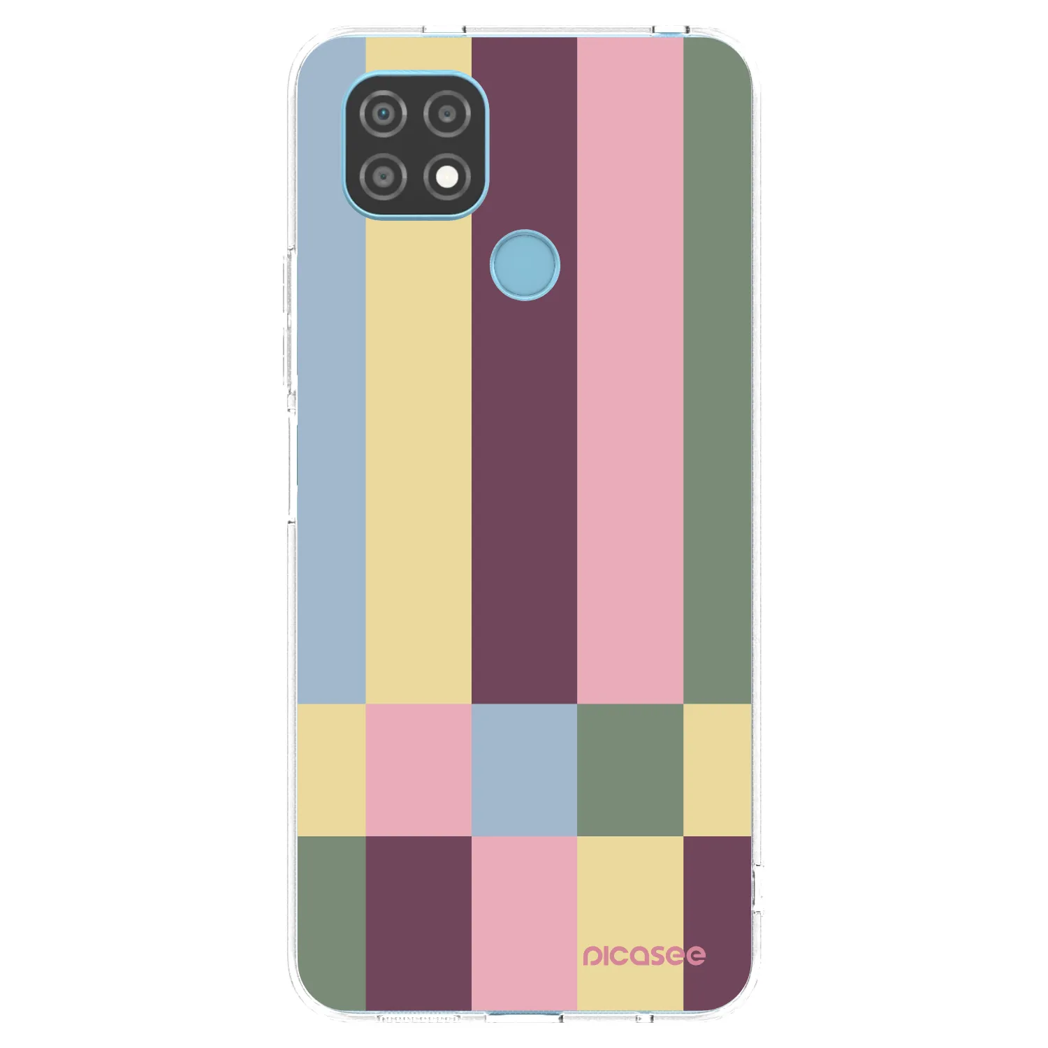 Picasee husă transparentă din silicon pentru Realme C21 - Lobby tiles
