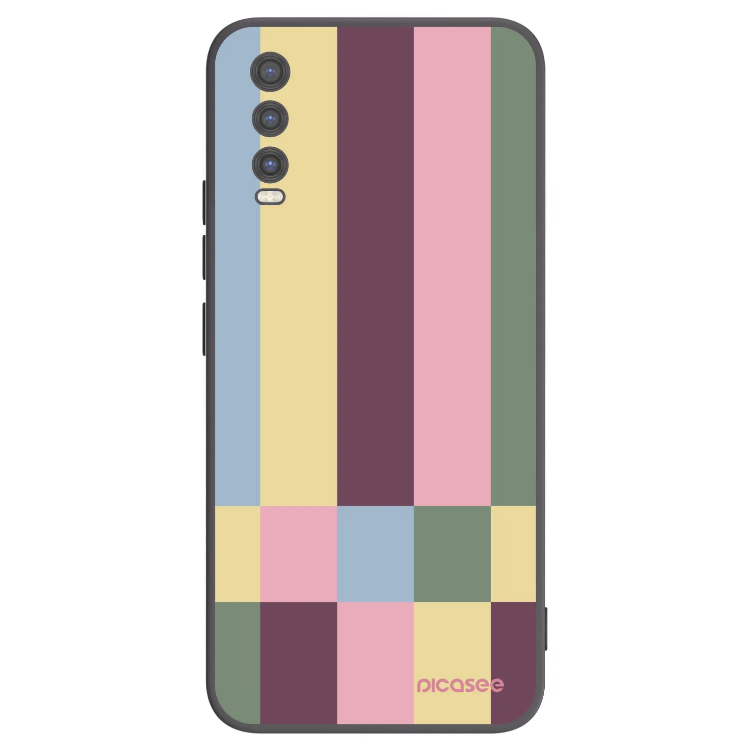 Picasee husă neagră din silicon pentru Vivo Y20s - Lobby tiles