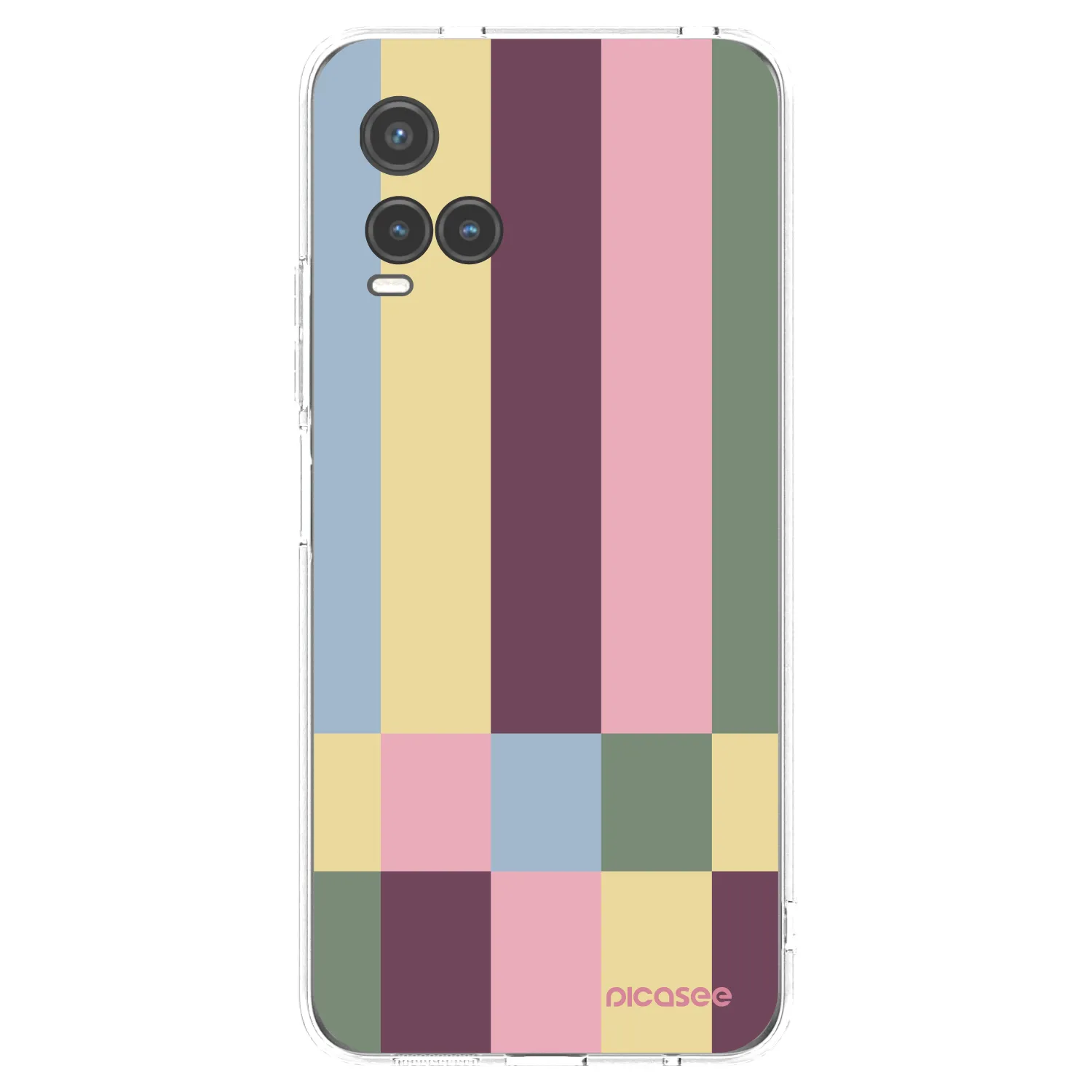 Picasee husă transparentă din silicon pentru Vivo Y33s - Lobby tiles