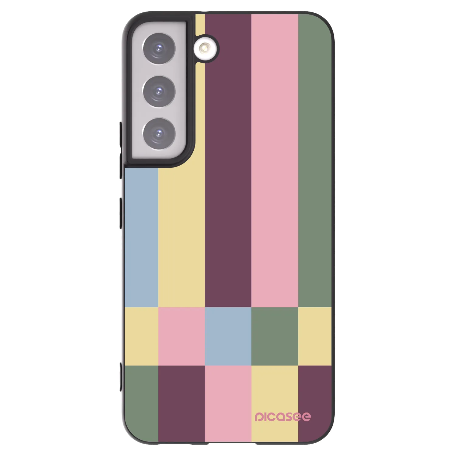 Picasee husă neagră din silicon pentru Samsung Galaxy S22 5G - Lobby tiles