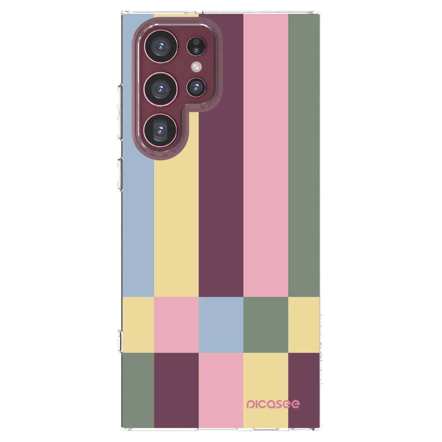 Picasee husă transparentă din silicon pentru Samsung Galaxy S22 Ultra 5G - Lobby tiles