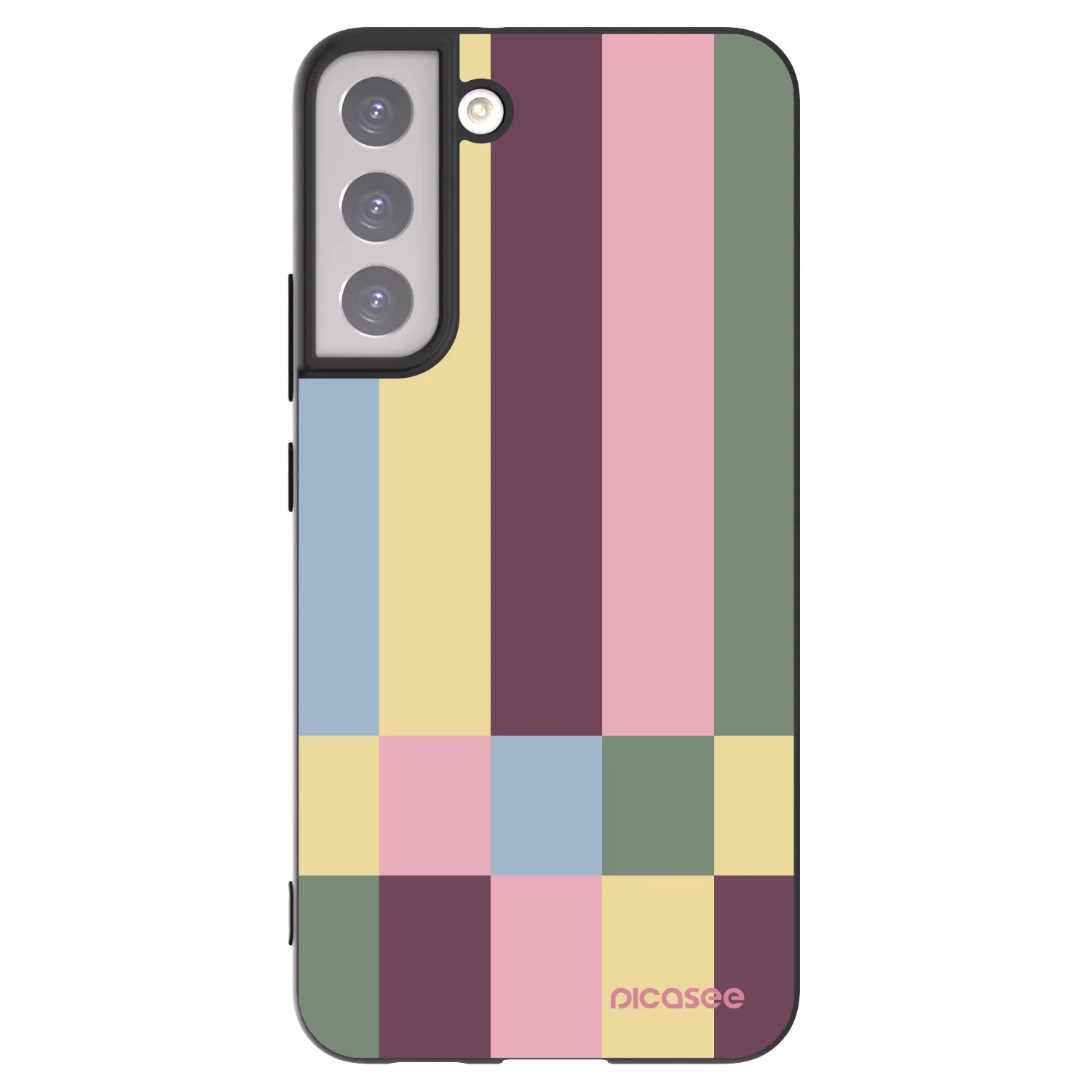 Picasee husă neagră din silicon pentru Samsung Galaxy S22+ 5G - Lobby tiles