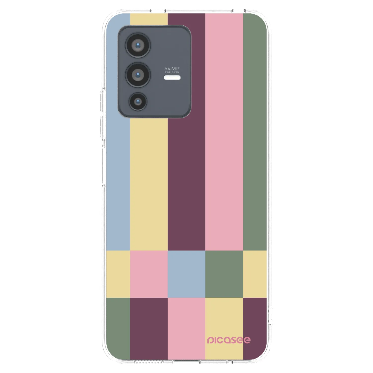Picasee husă transparentă din silicon pentru Vivo V23 5G - Lobby tiles
