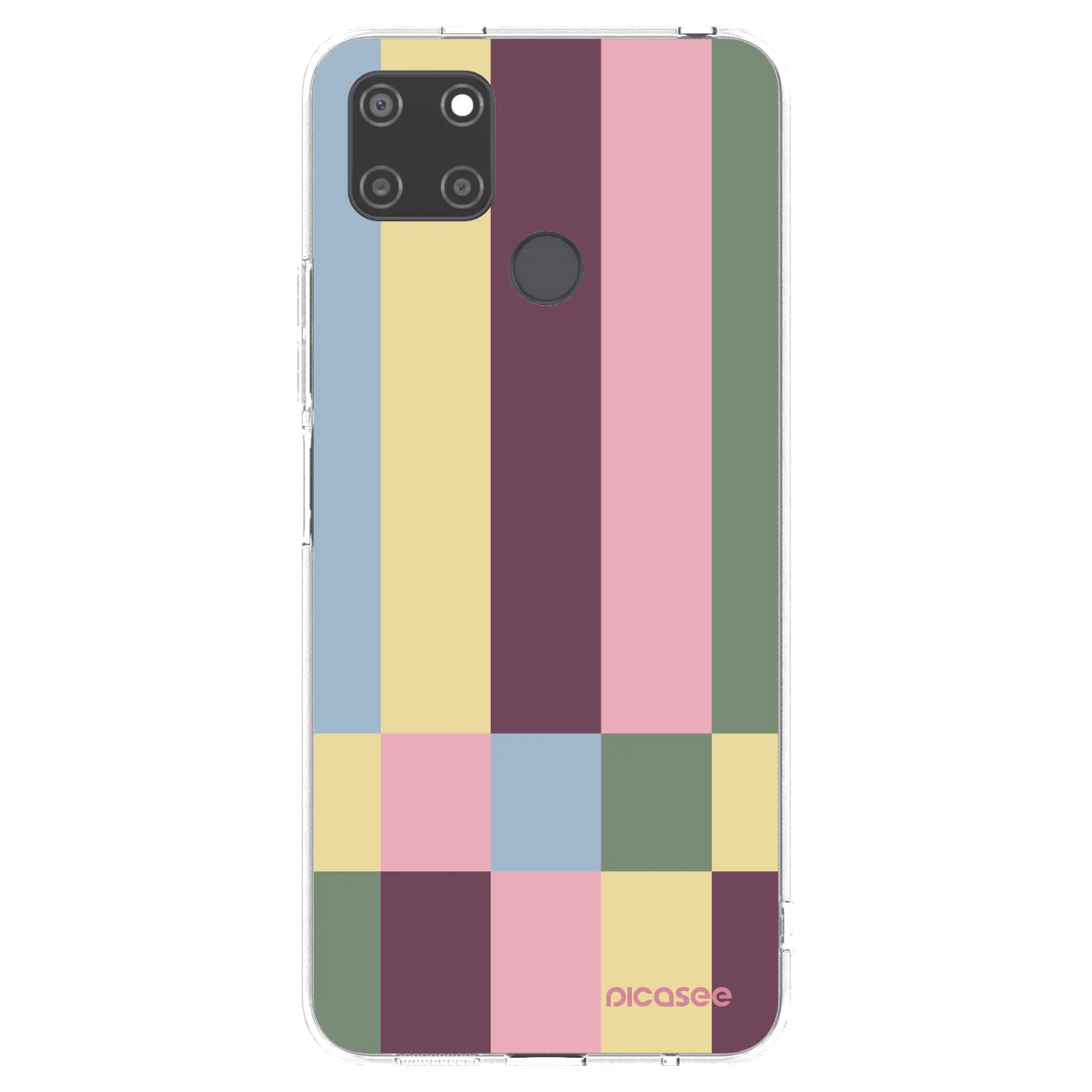 Picasee husă transparentă din silicon pentru Realme C21Y - Lobby tiles
