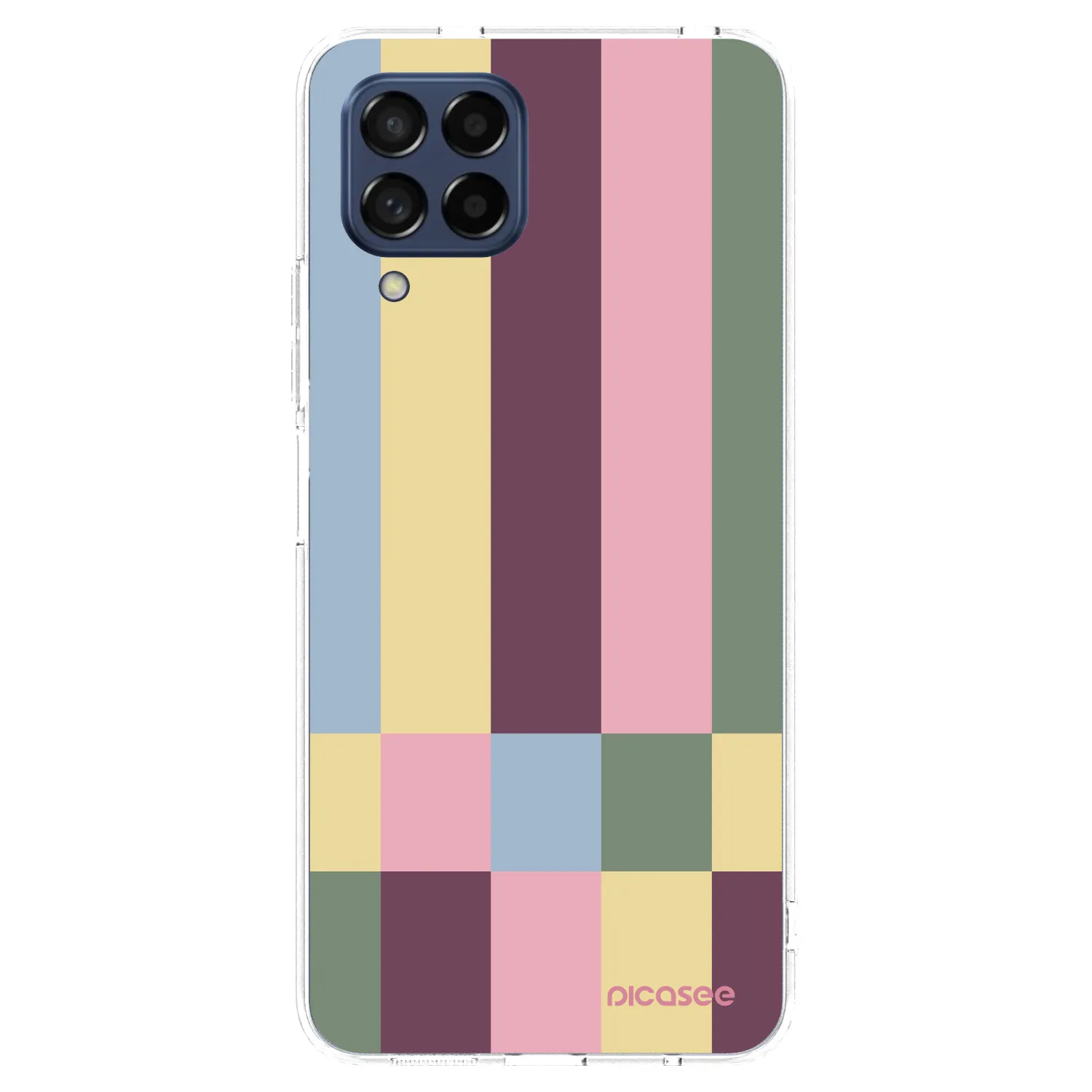 Picasee husă transparentă din silicon pentru Samsung Galaxy M53 5G - Lobby tiles