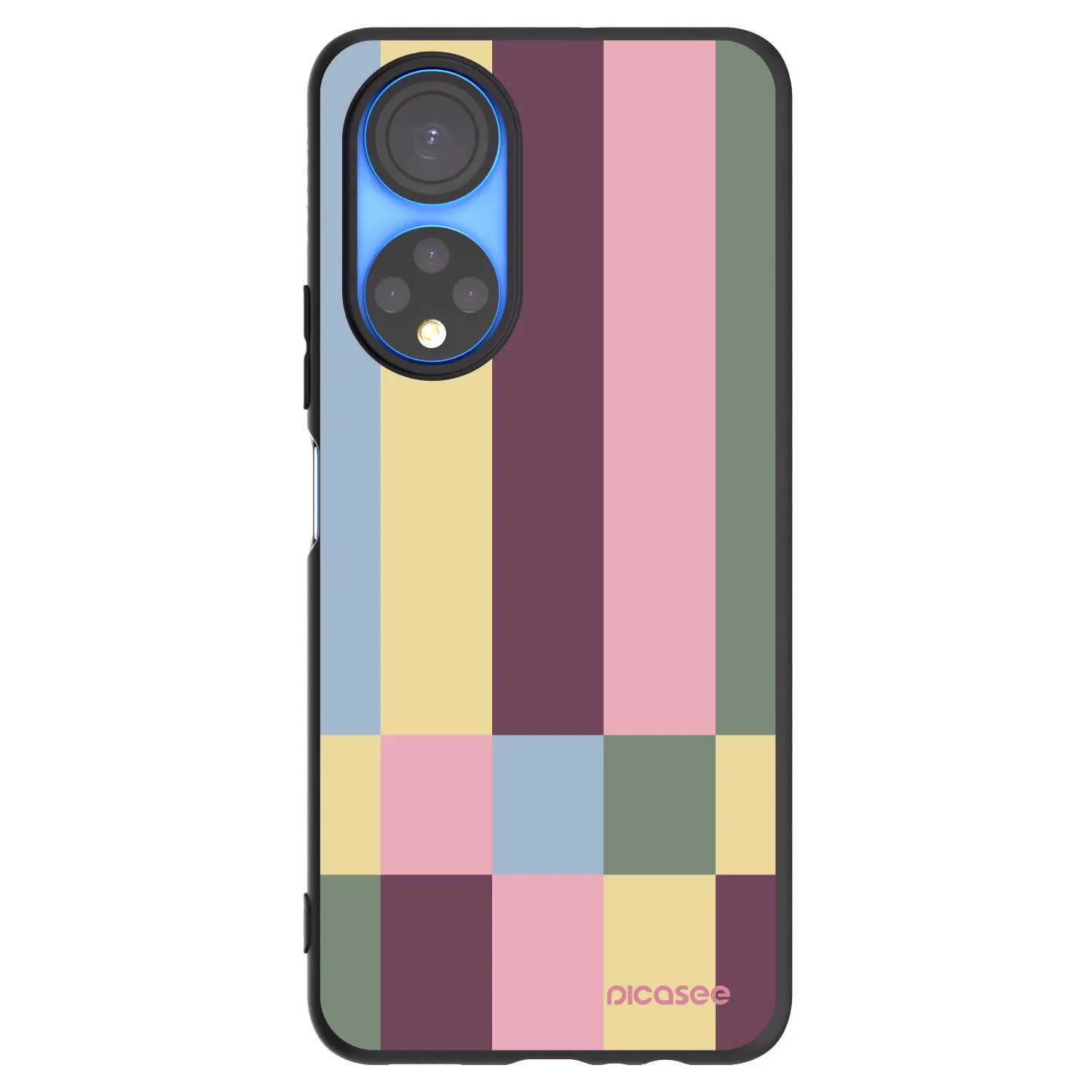 Picasee husă neagră din silicon pentru Honor X7 - Lobby tiles