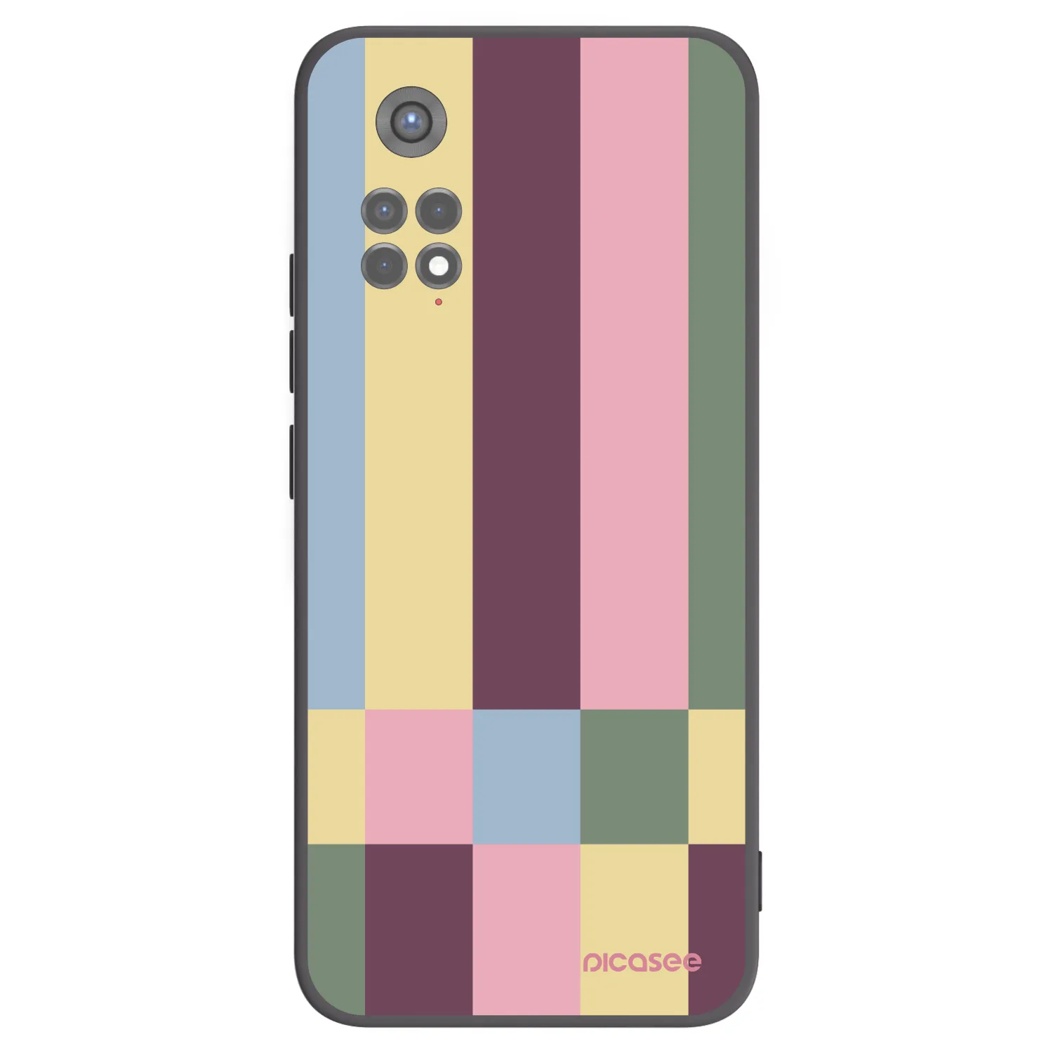 Picasee husă neagră din silicon pentru Xiaomi Redmi Note 11S 5G - Lobby tiles