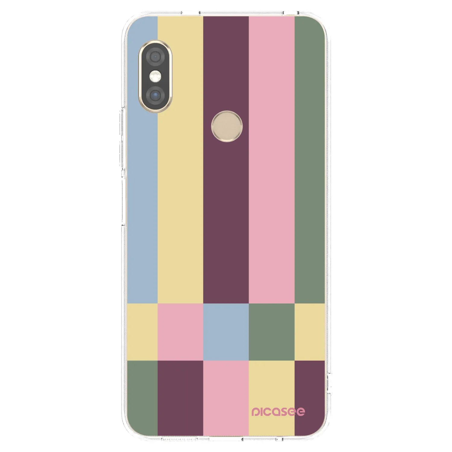 Picasee husă transparentă din silicon pentru Xiaomi Redmi Note 5 Global - Lobby tiles