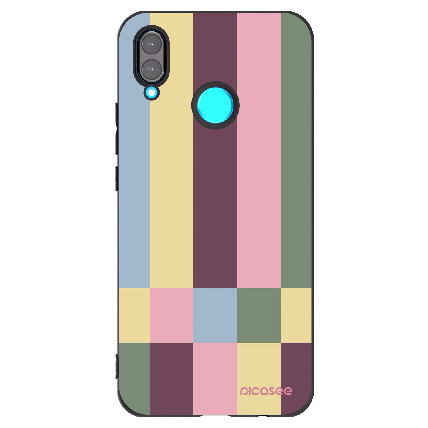 Picasee husă neagră din silicon pentru Huawei Nova 3 - Lobby tiles