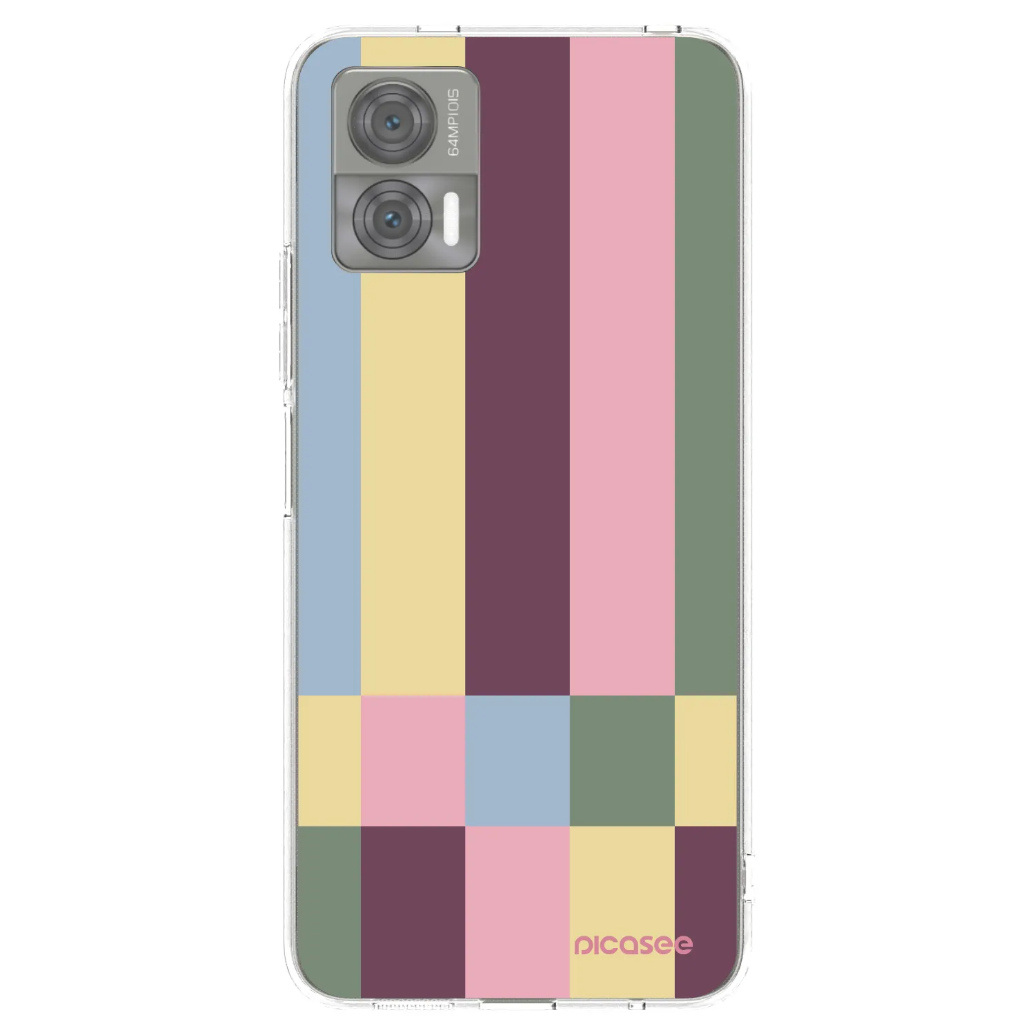 Picasee husă transparentă din silicon pentru Motorola Edge 30 Neo - Lobby tiles