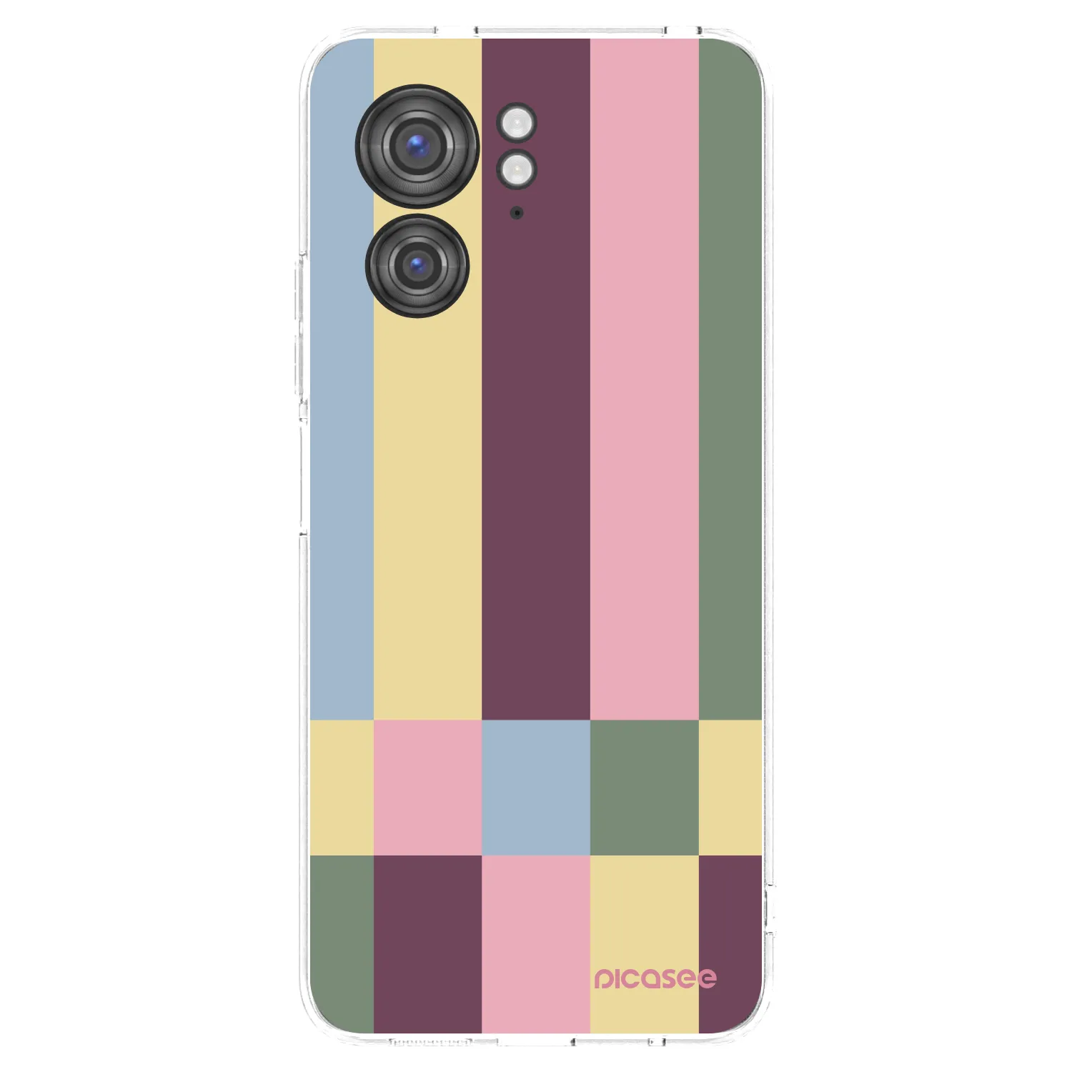 Picasee husă transparentă din silicon pentru Motorola Edge 40 - Lobby tiles