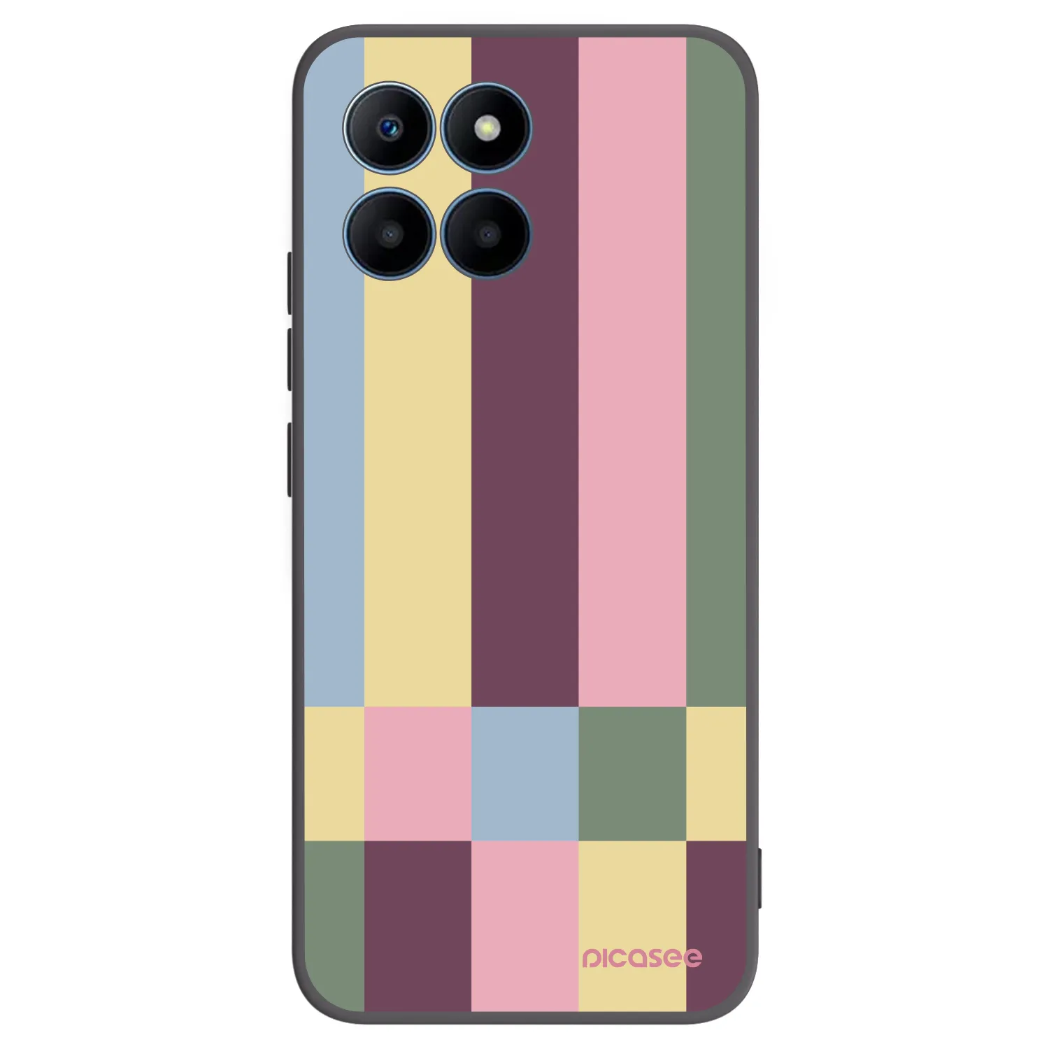Picasee husă neagră din silicon pentru Honor 70 Lite - Lobby tiles