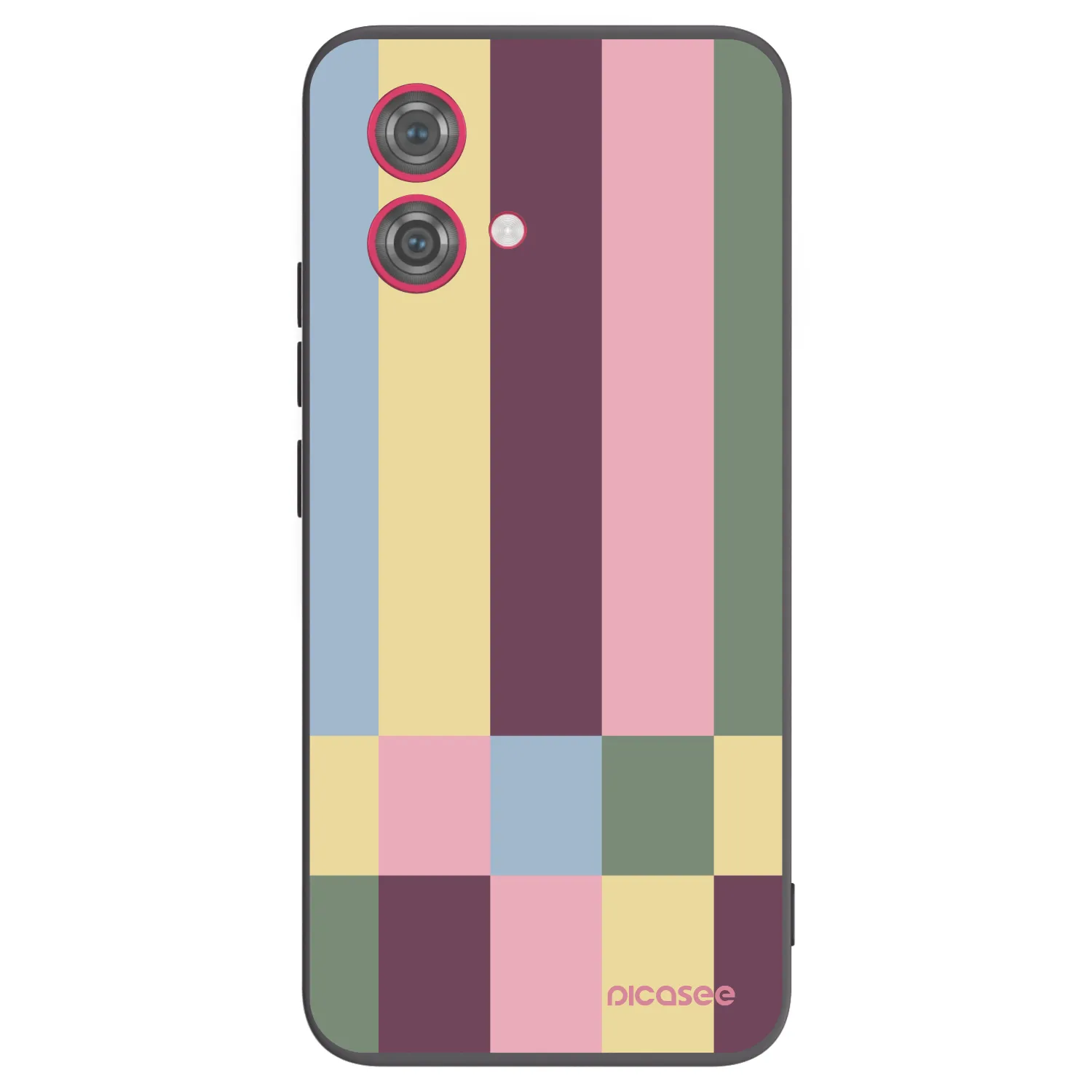 Picasee husă neagră din silicon pentru Motorola Moto G84 5G - Lobby tiles