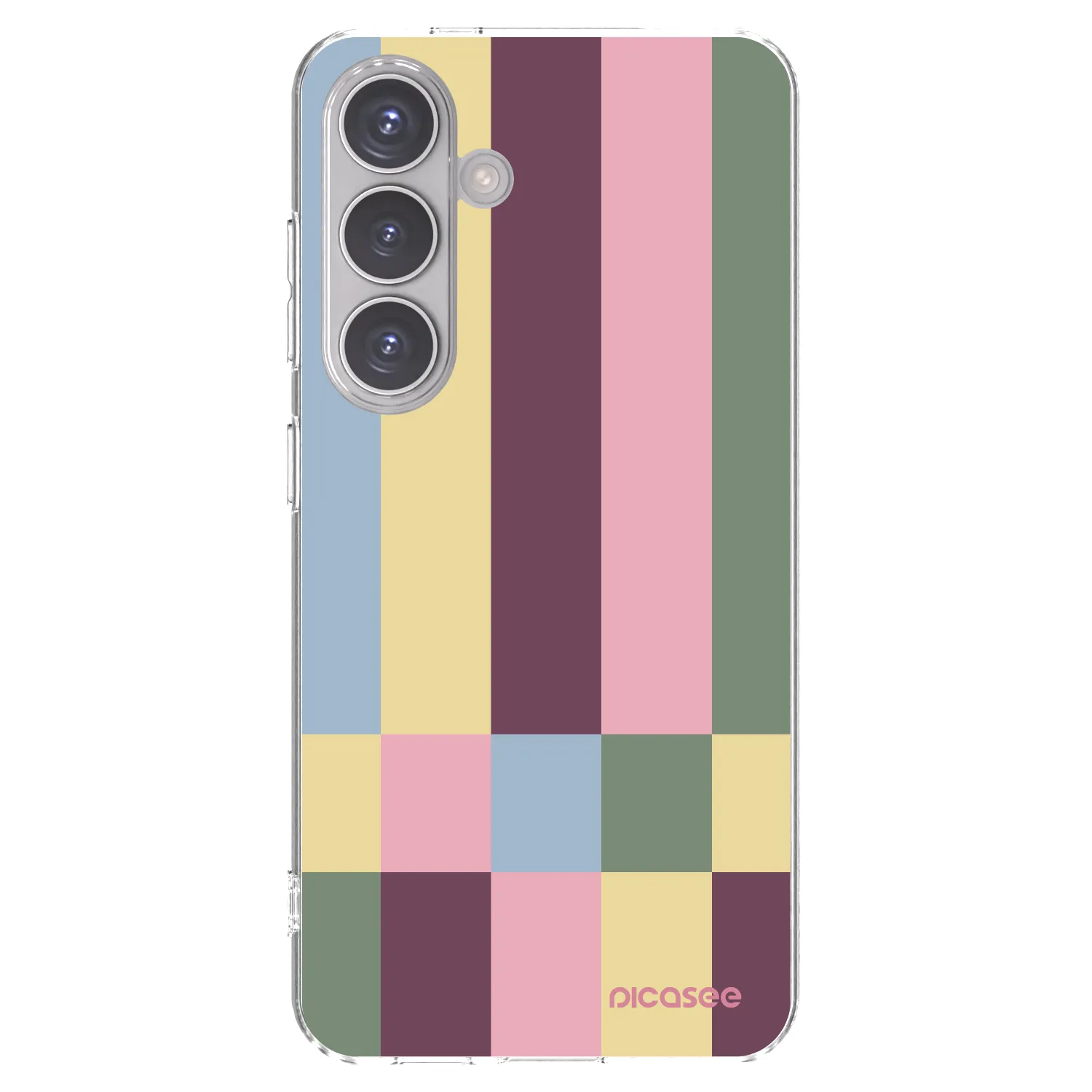 Picasee husă transparentă din silicon pentru Samsung Galaxy S24 S921B 5G - Lobby tiles