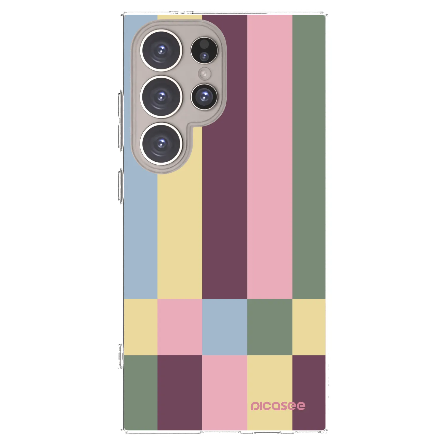 Picasee husă transparentă din silicon pentru Samsung Galaxy S24 Ultra S928B 5G - Lobby tiles