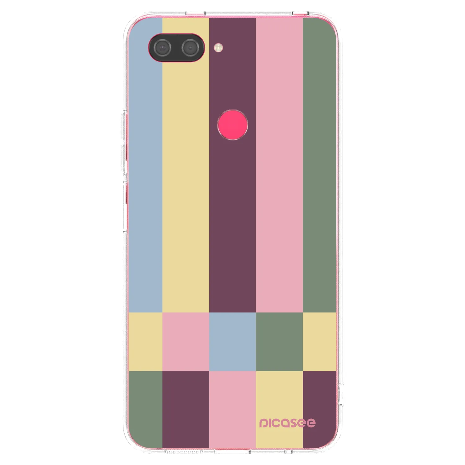 Picasee husă transparentă din silicon pentru Xiaomi Mi 8 Lite - Lobby tiles