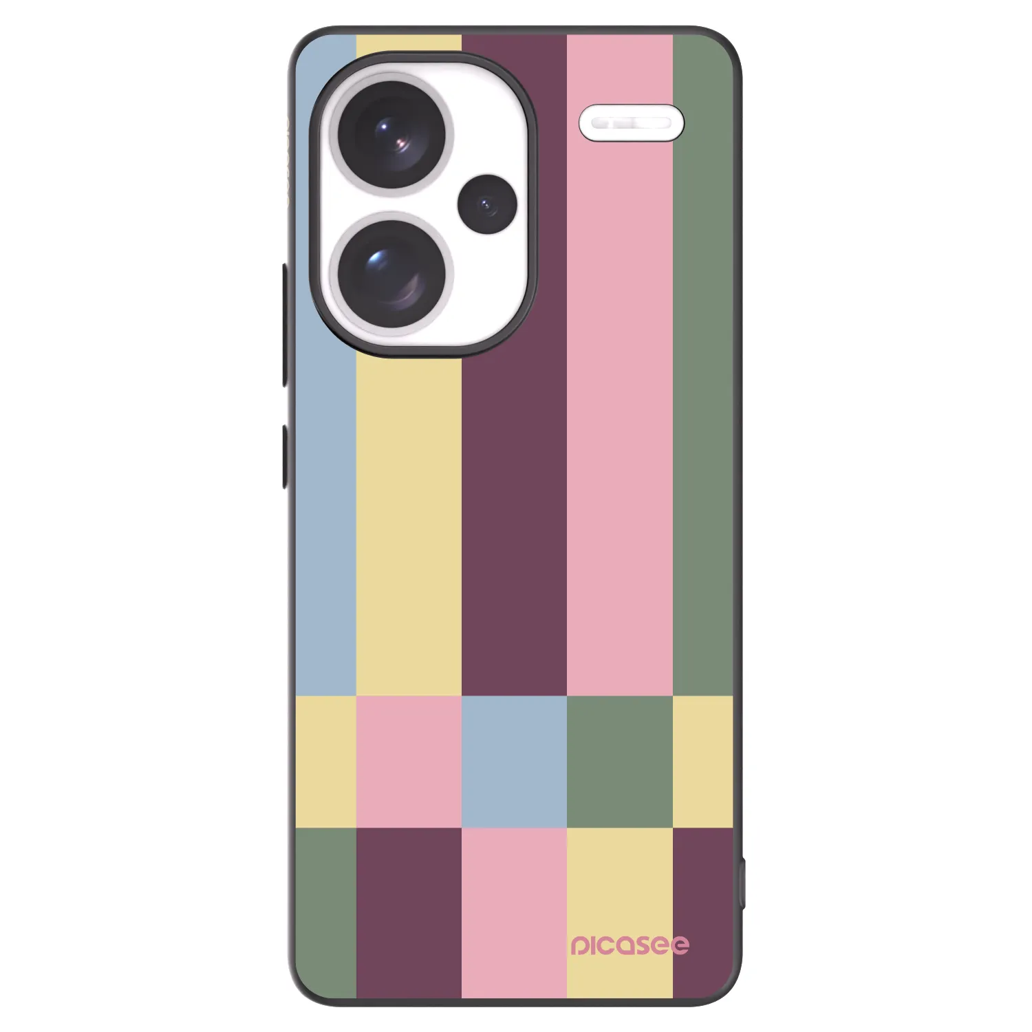 Picasee husă neagră din silicon pentru Xiaomi Redmi Note 13 Pro+ 5G - Lobby tiles