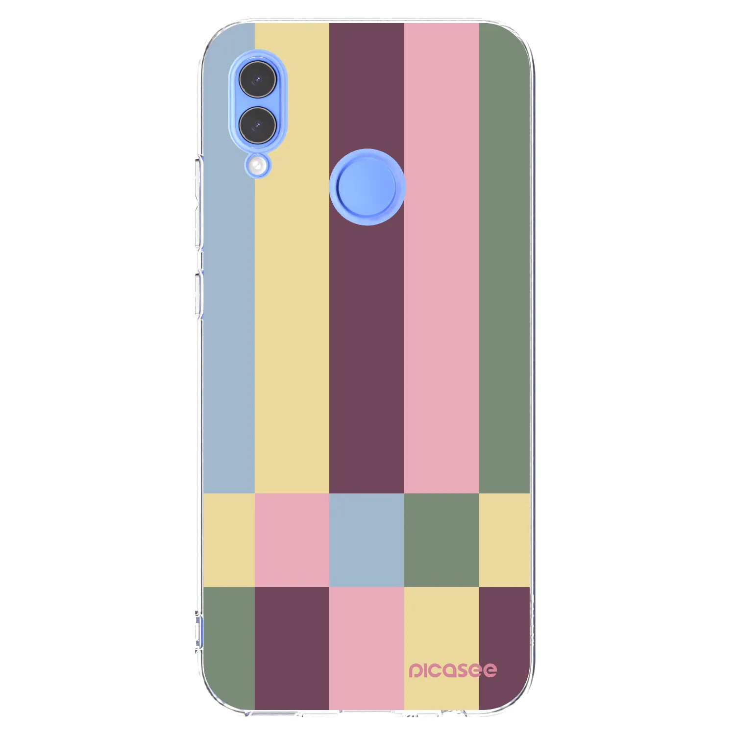Picasee husă transparentă din silicon pentru Honor 10 Lite - Lobby tiles