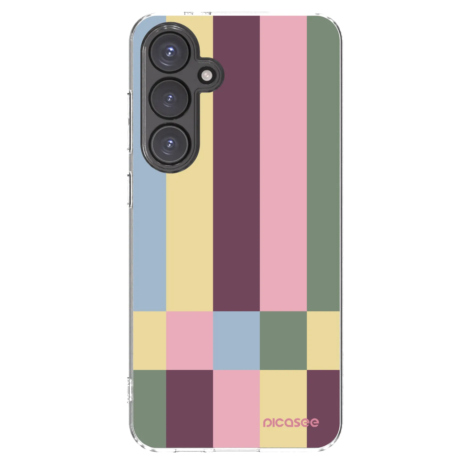 Picasee husă transparentă din silicon pentru Samsung Galaxy S24 FE S721B - Lobby tiles