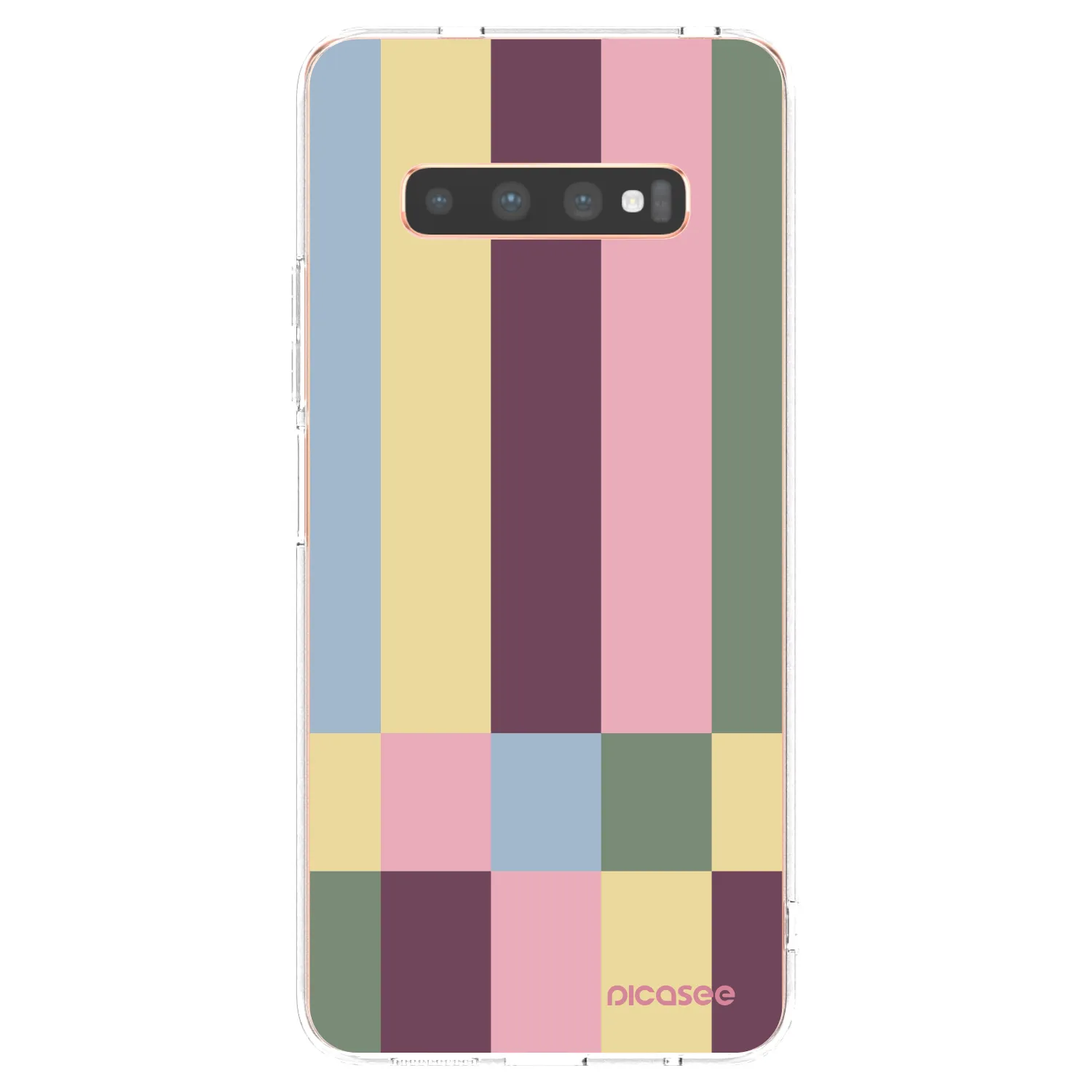Picasee husă transparentă din silicon pentru Samsung Galaxy S10 Plus G975 - Lobby tiles