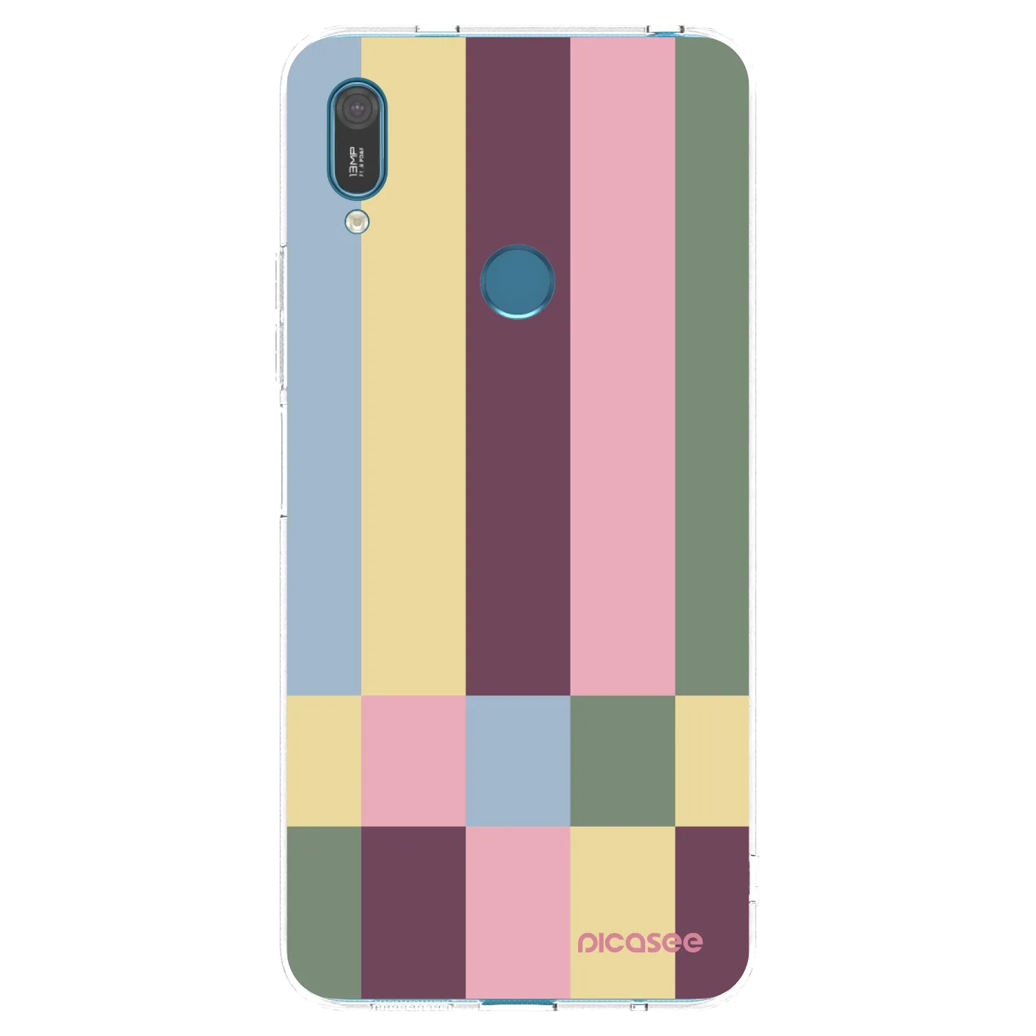 Picasee husă transparentă din silicon pentru Huawei Y7 2019 - Lobby tiles