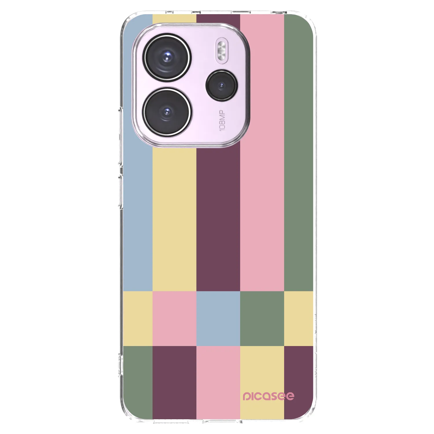 Picasee husă transparentă din silicon pentru Xiaomi Redmi Note 14 4G - Lobby tiles