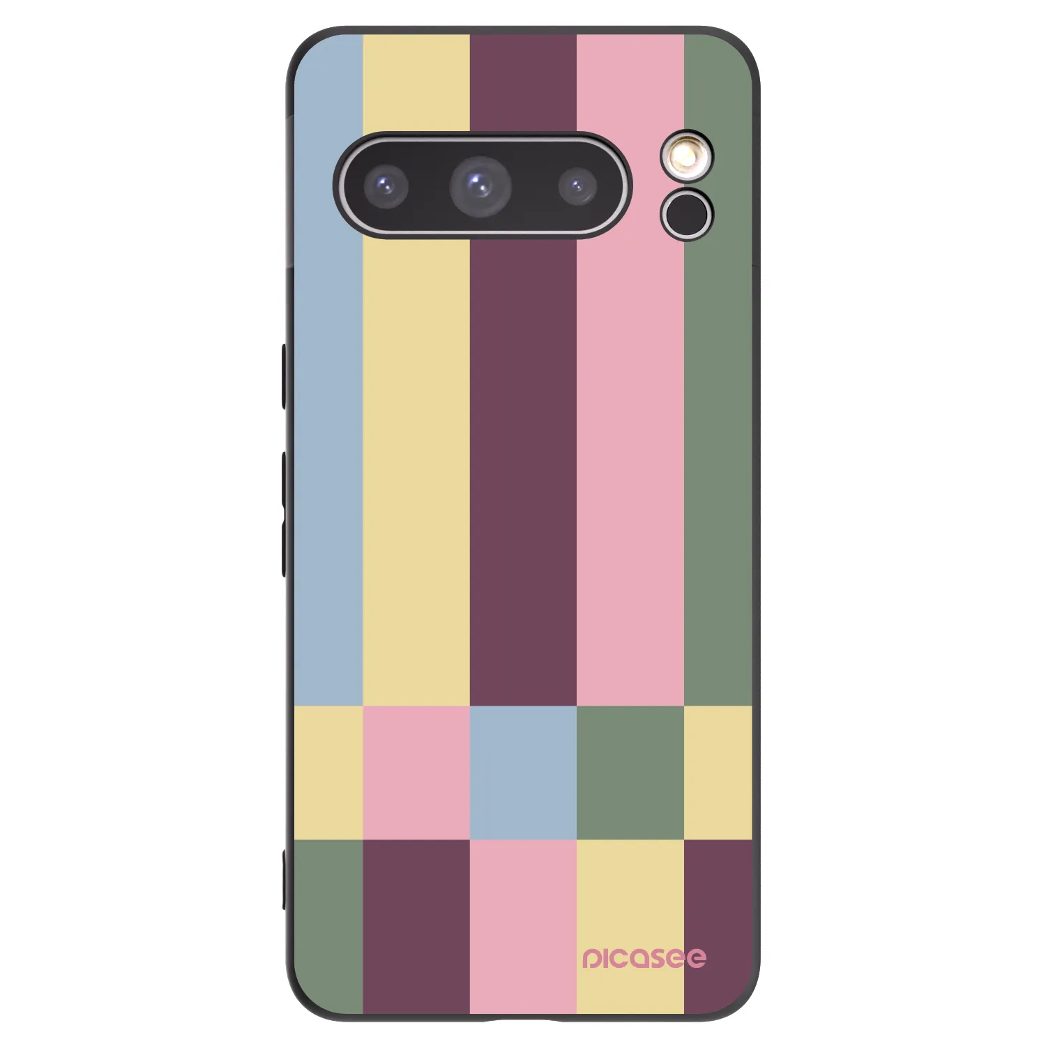 Picasee husă neagră din silicon pentru Google Pixel 8 Pro - Lobby tiles