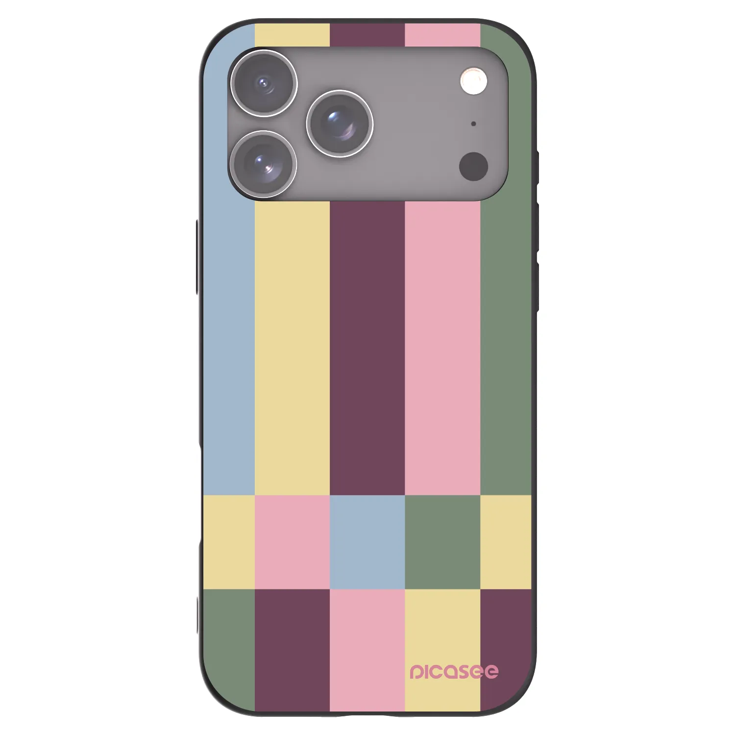 Picasee husă neagră din silicon pentru Apple iPhone 17 Pro Max - Lobby tiles