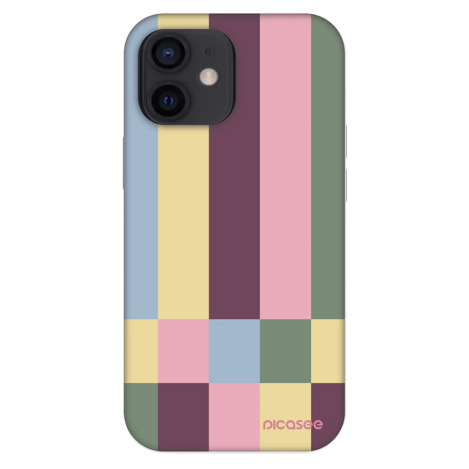 Picasee Fashion Case pentru Apple iPhone 12 mini - Lobby tiles