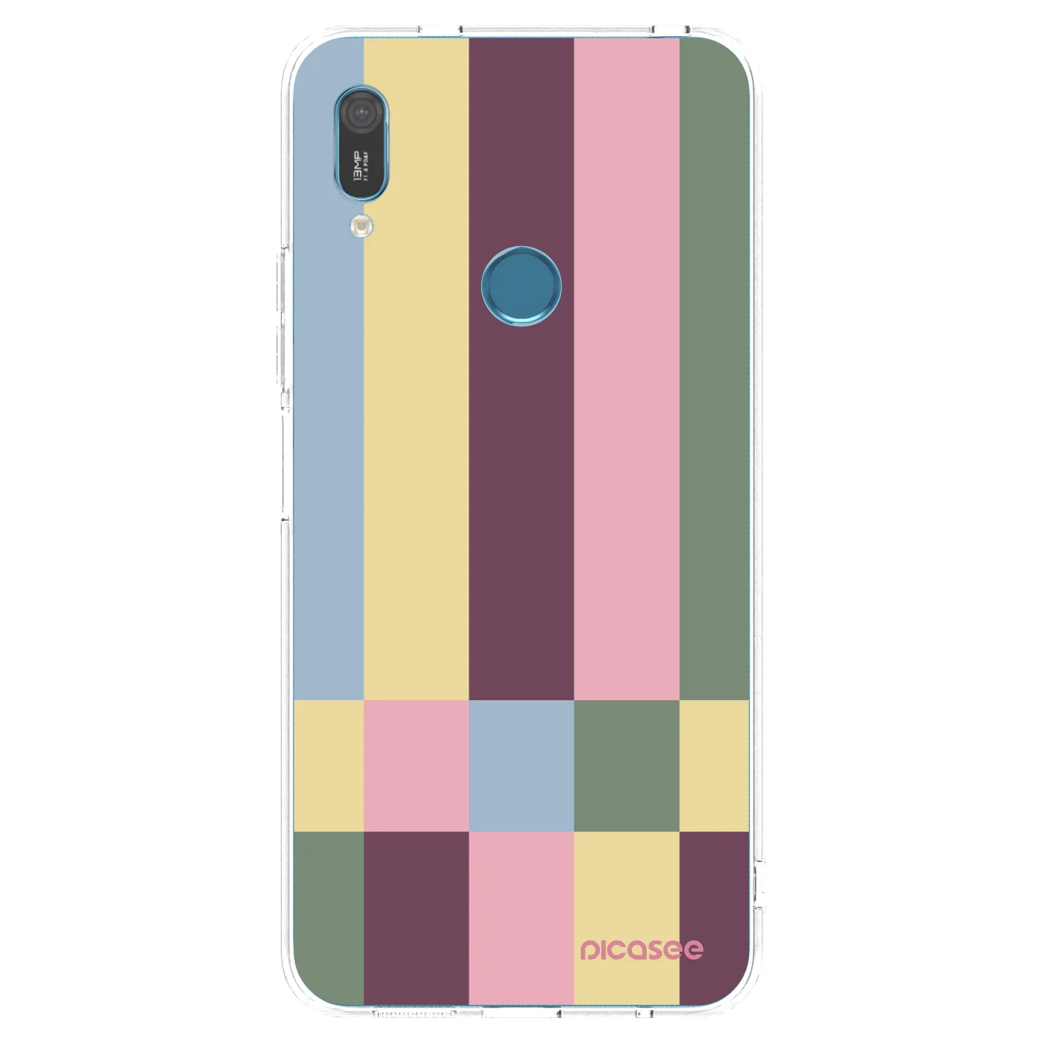 Picasee husă transparentă din silicon pentru Huawei Y6 2019 - Lobby tiles