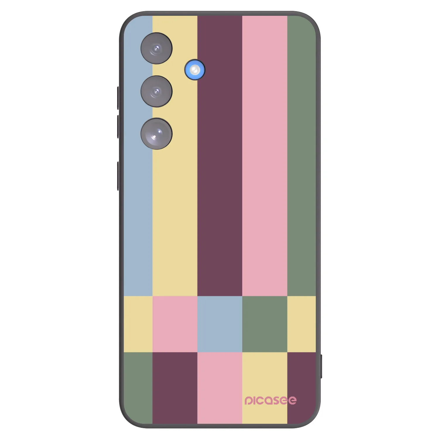 Picasee husă neagră din silicon pentru Samsung Galaxy S25 FE 5G - Lobby tiles
