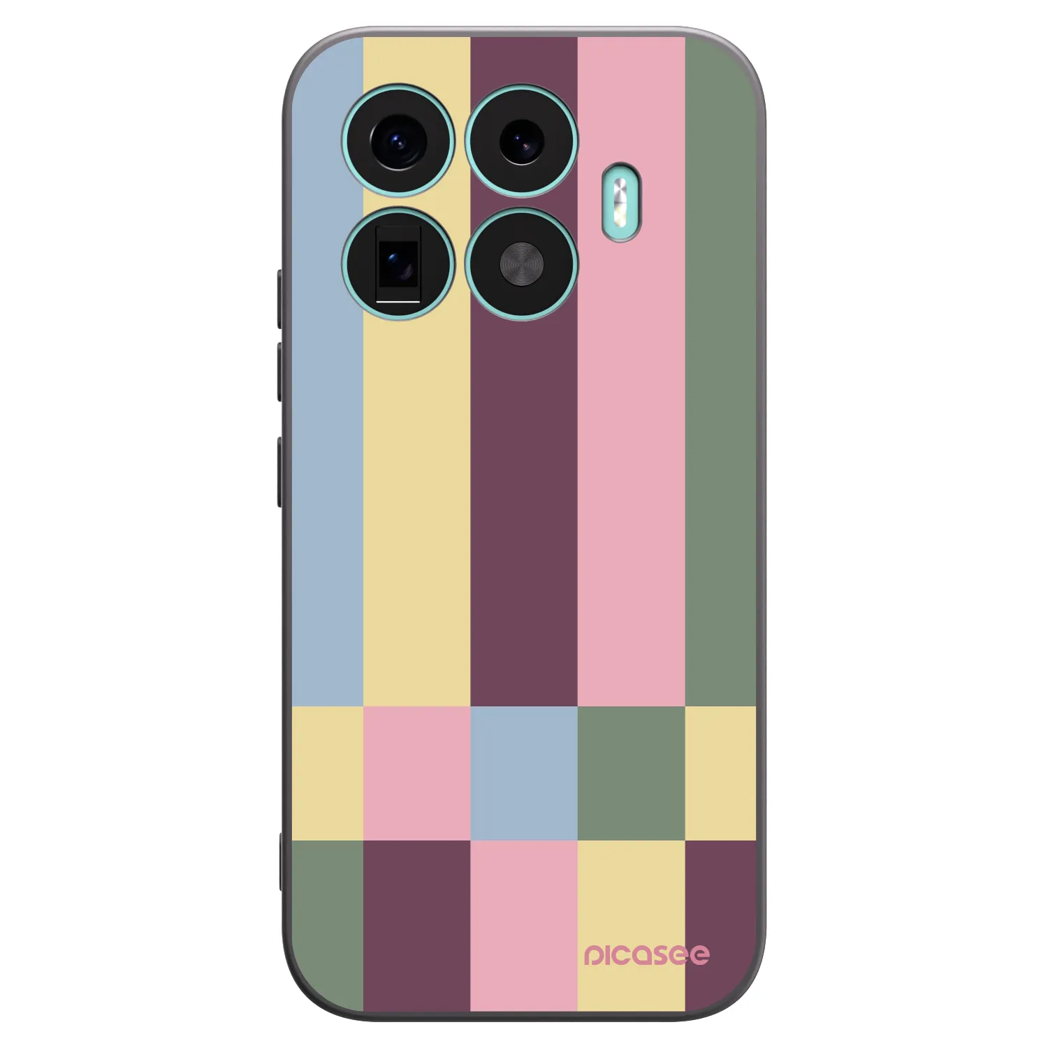 Picasee husă neagră din silicon pentru Xiaomi 17T - Lobby tiles