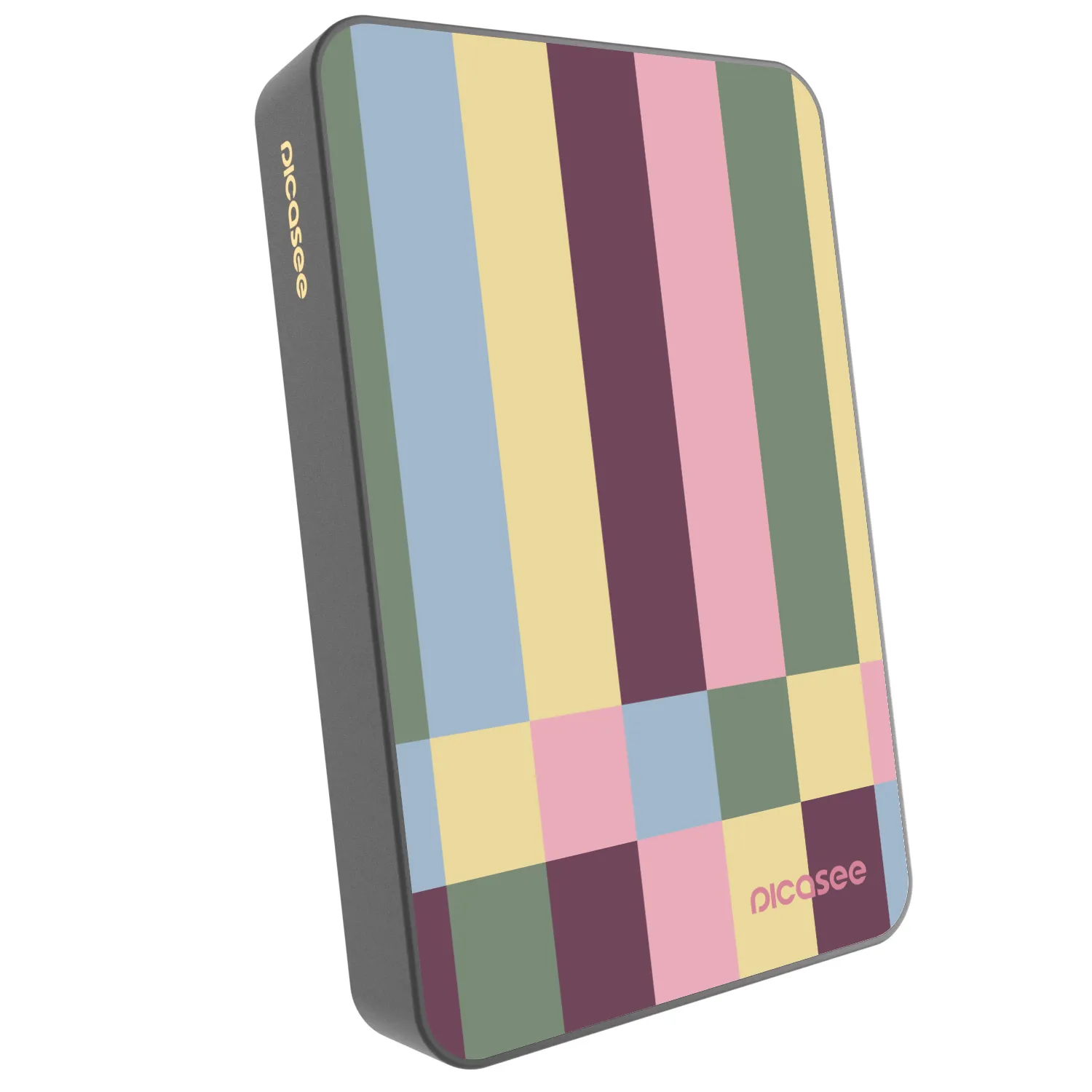 Picasee Powerbank cu MagSafe 10 000 mAh Gri - Lobby tiles