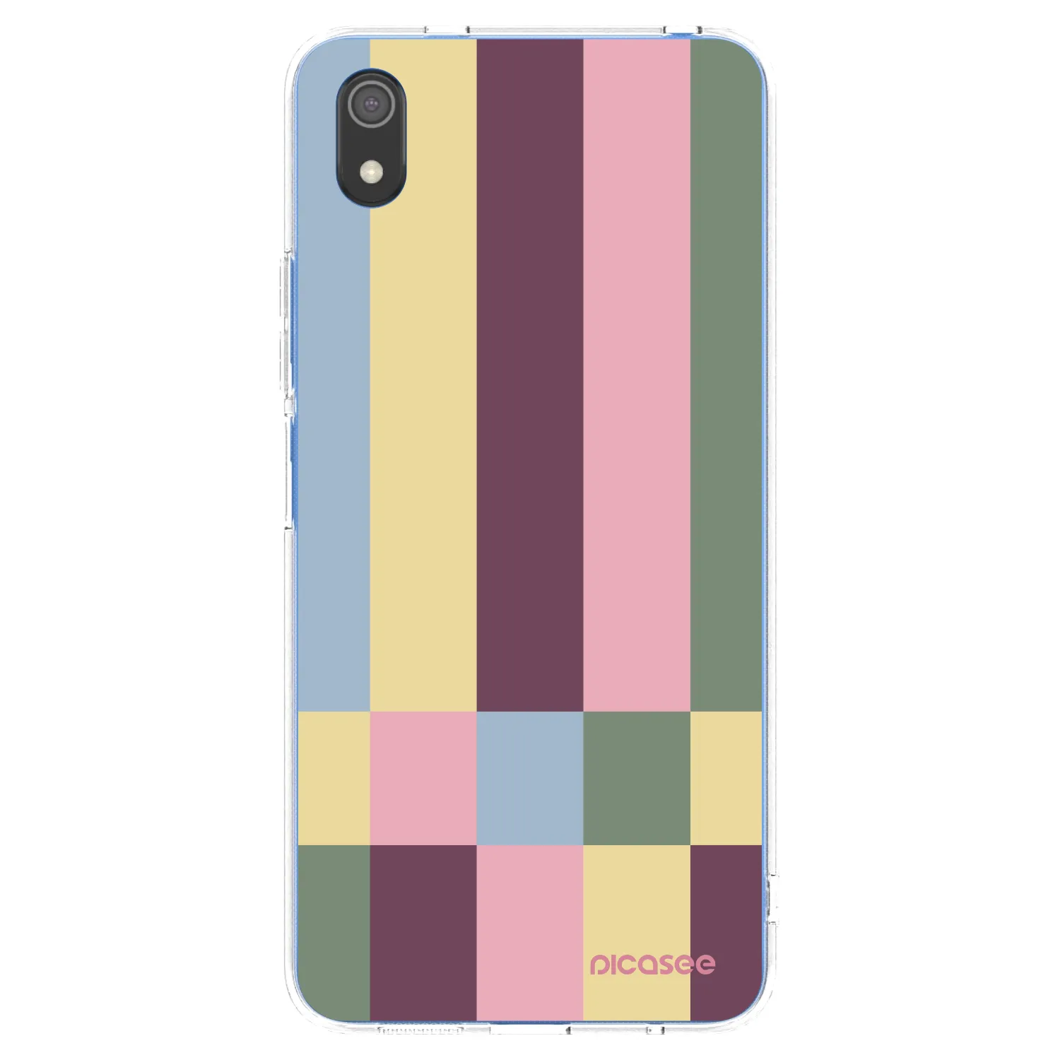 Picasee husă transparentă din silicon pentru Xiaomi Redmi 7A - Lobby tiles