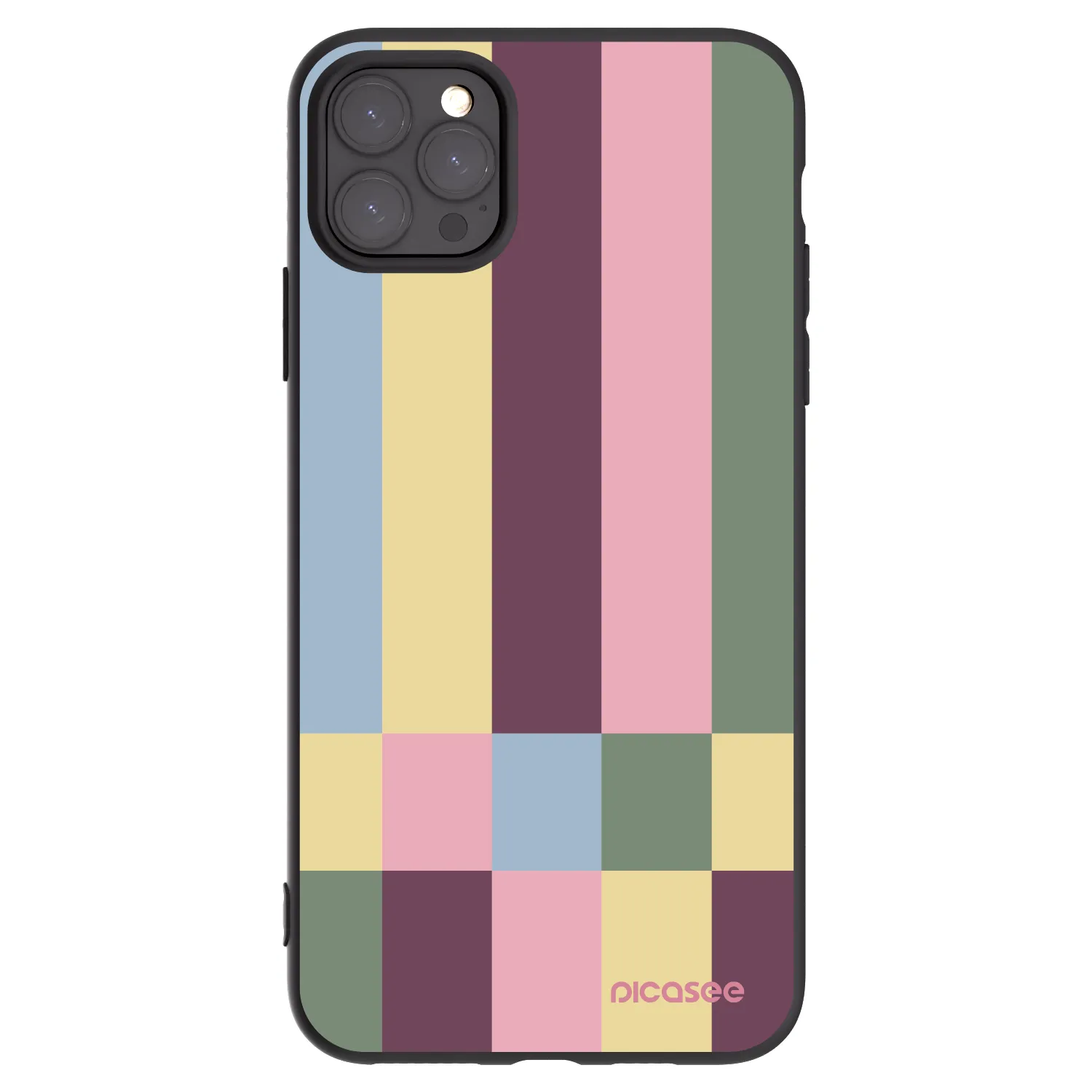 Picasee husă neagră din silicon pentru Apple iPhone 11 Pro Max - Lobby tiles