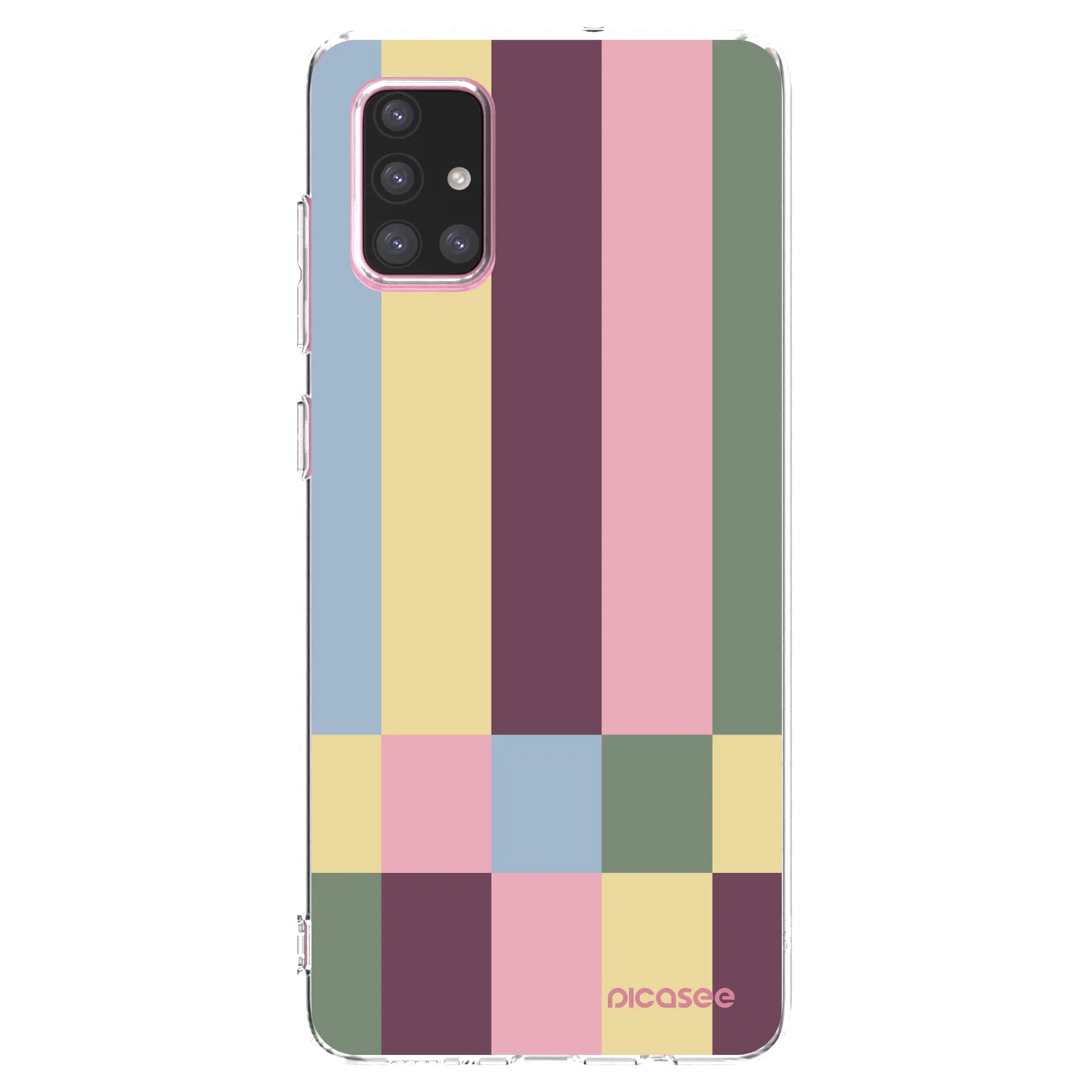 Picasee husă transparentă din silicon pentru Samsung Galaxy A71 A715F - Lobby tiles