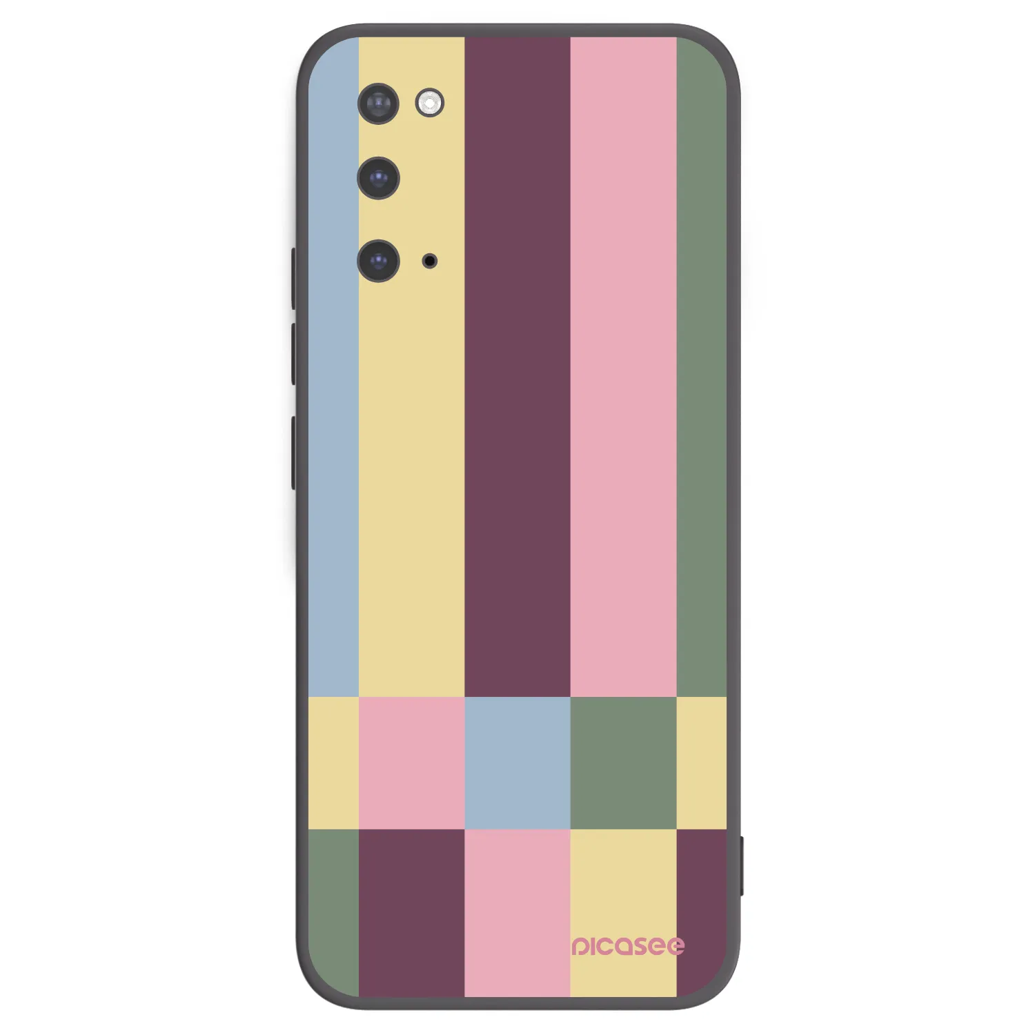 Picasee husă neagră din silicon pentru Samsung Galaxy S20 G980F - Lobby tiles