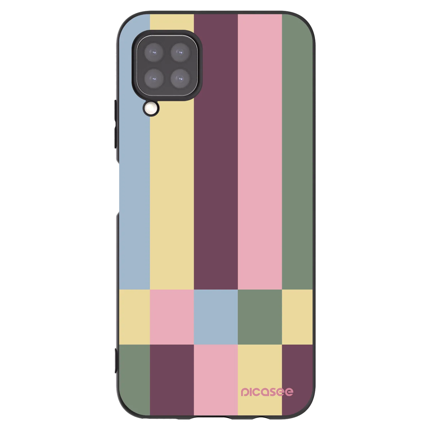 Picasee husă neagră din silicon pentru Huawei P40 Lite - Lobby tiles