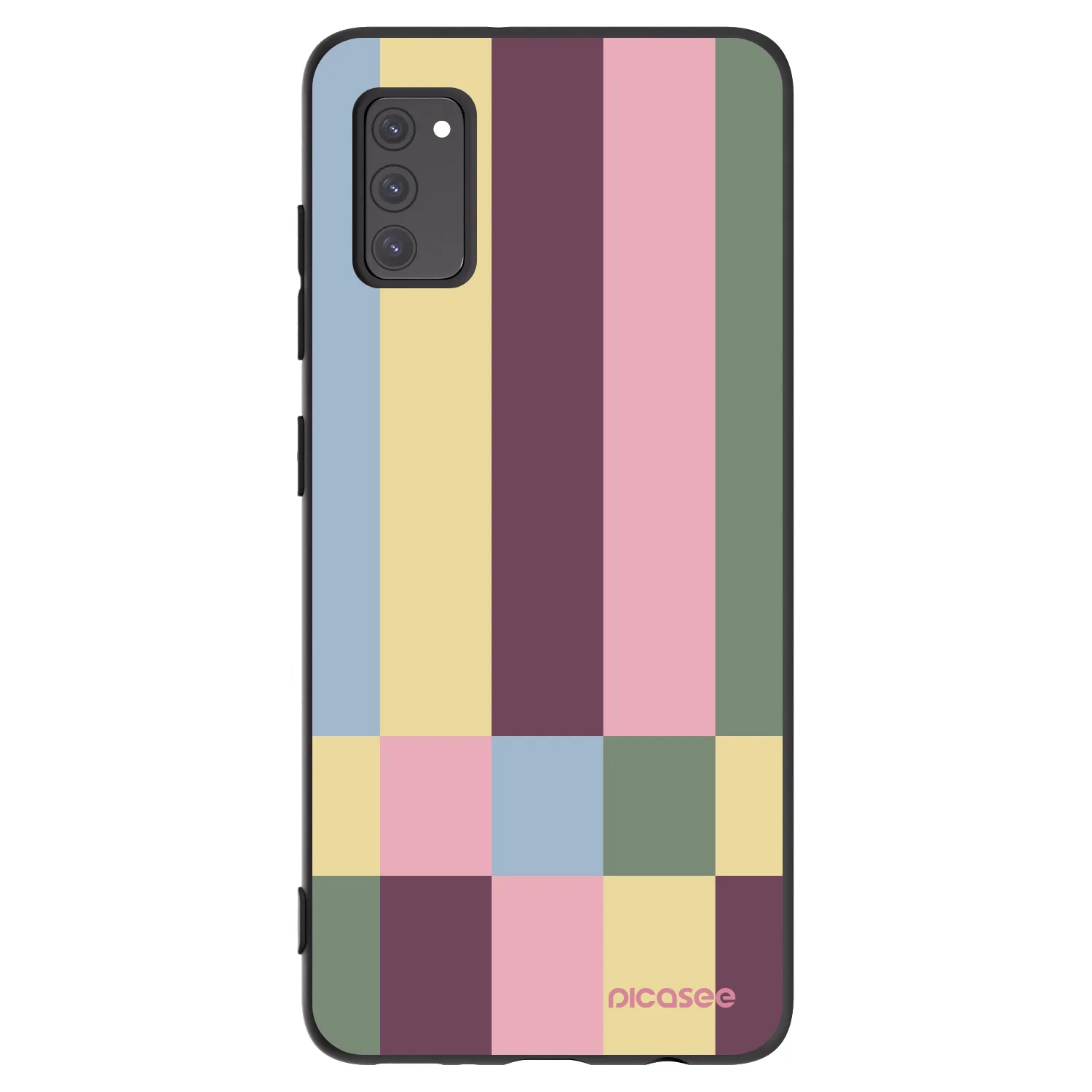 Picasee husă neagră din silicon pentru Samsung Galaxy A41 A415F - Lobby tiles