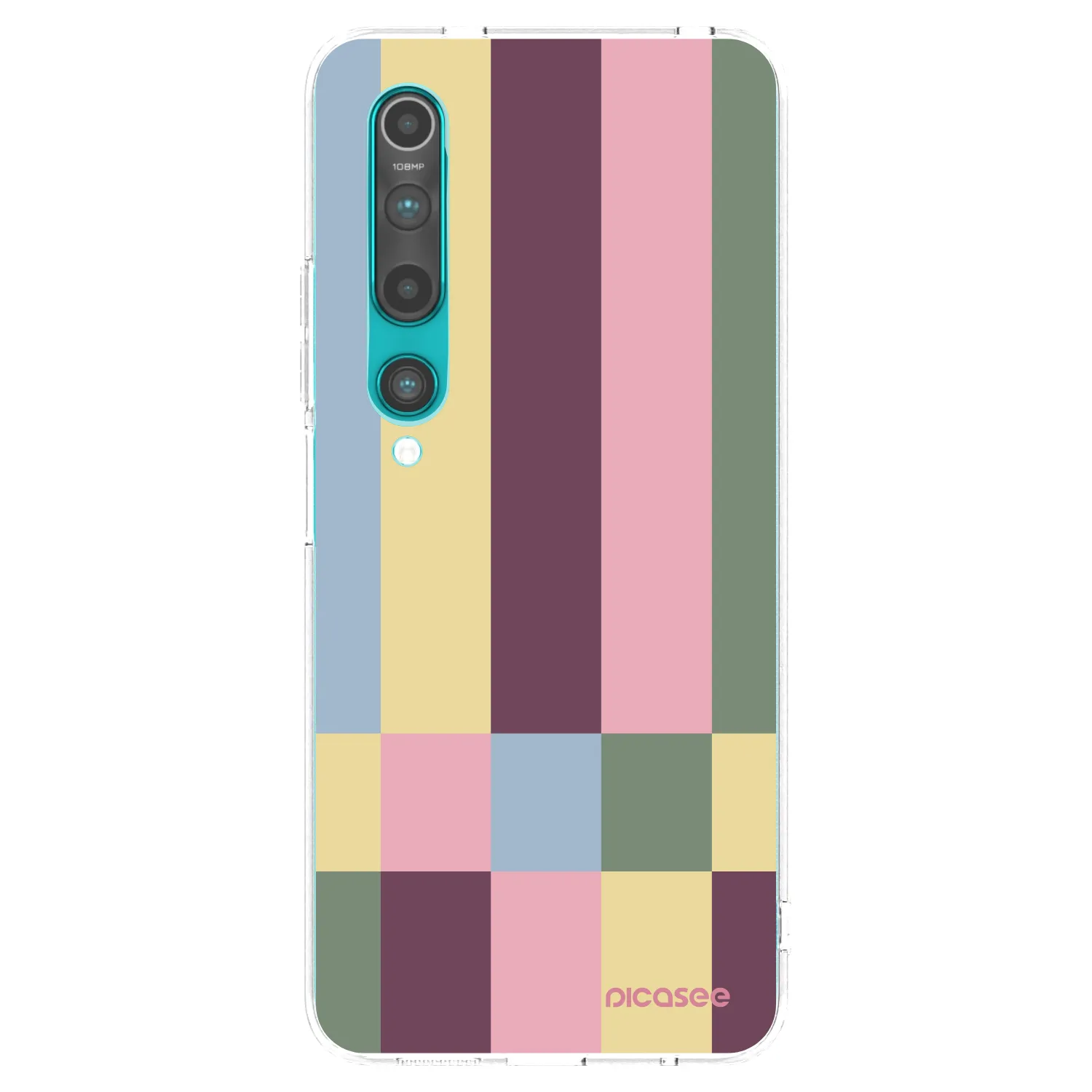 Picasee husă transparentă din silicon pentru Xiaomi Mi 10 - Lobby tiles