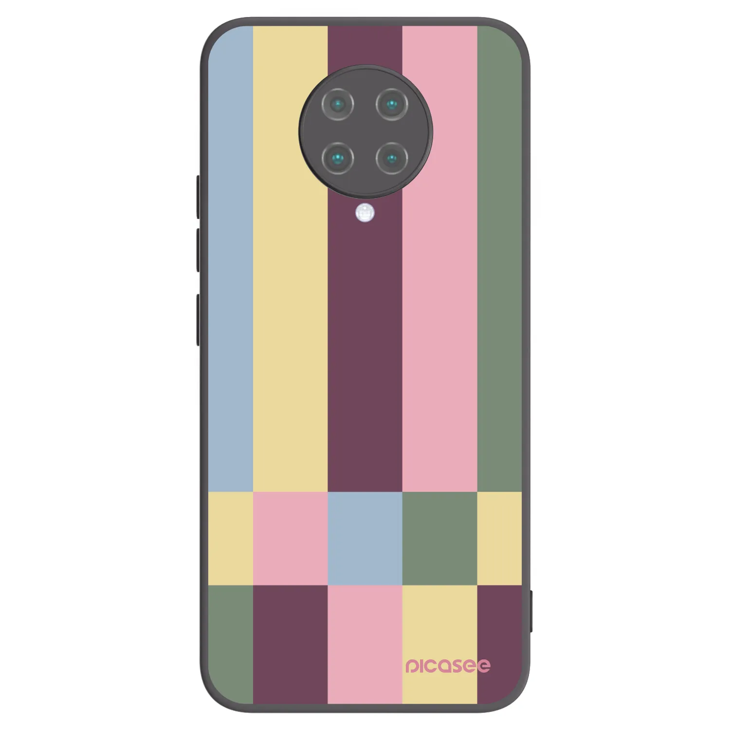 Picasee husă neagră din silicon pentru Xiaomi Poco F2 Pro - Lobby tiles