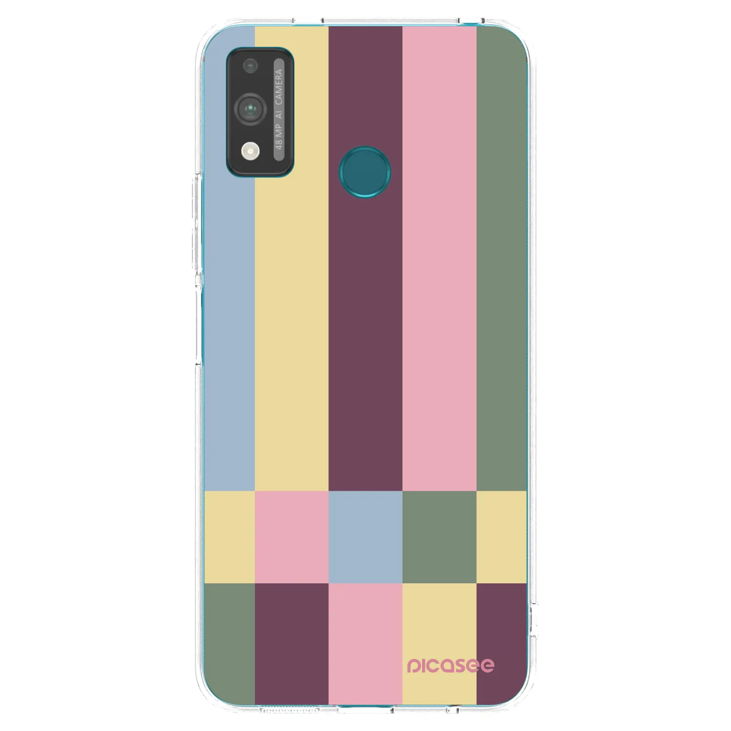 Picasee husă transparentă din silicon pentru Honor 9X Lite - Lobby tiles