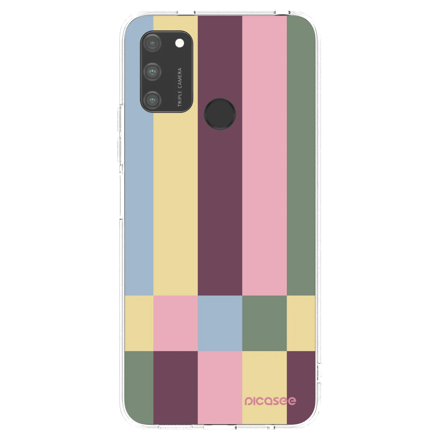 Picasee husă transparentă din silicon pentru Honor 9A - Lobby tiles