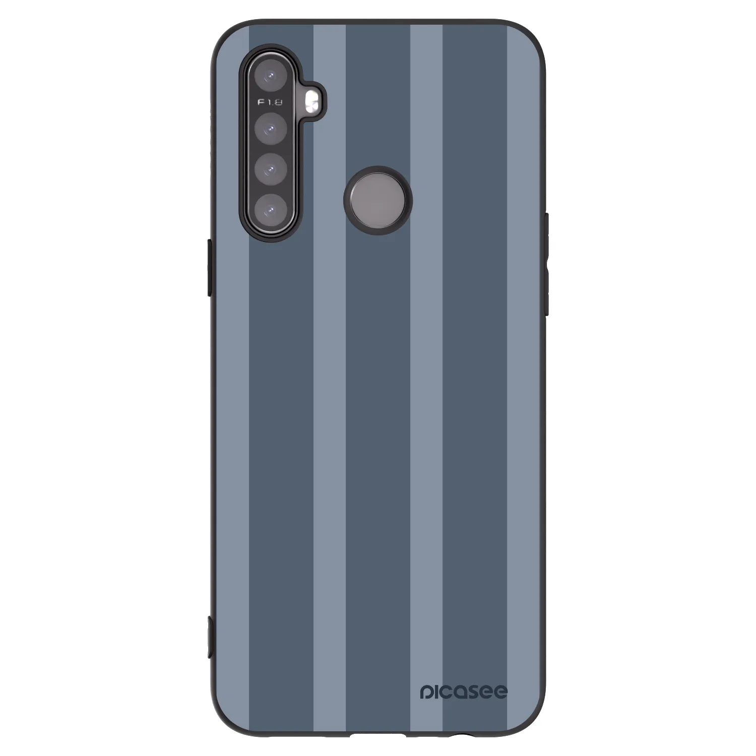 Picasee husă neagră din silicon pentru Realme 5 - Midnight lounge