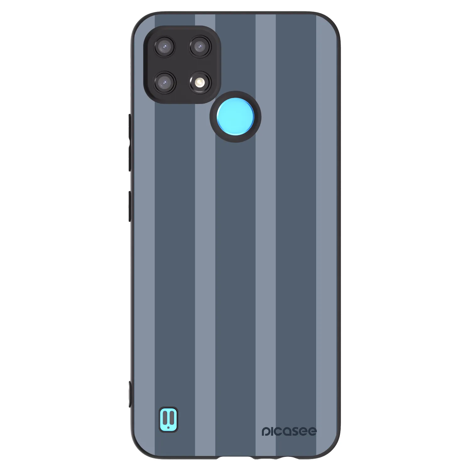 Picasee husă neagră din silicon pentru Realme C21 - Midnight lounge