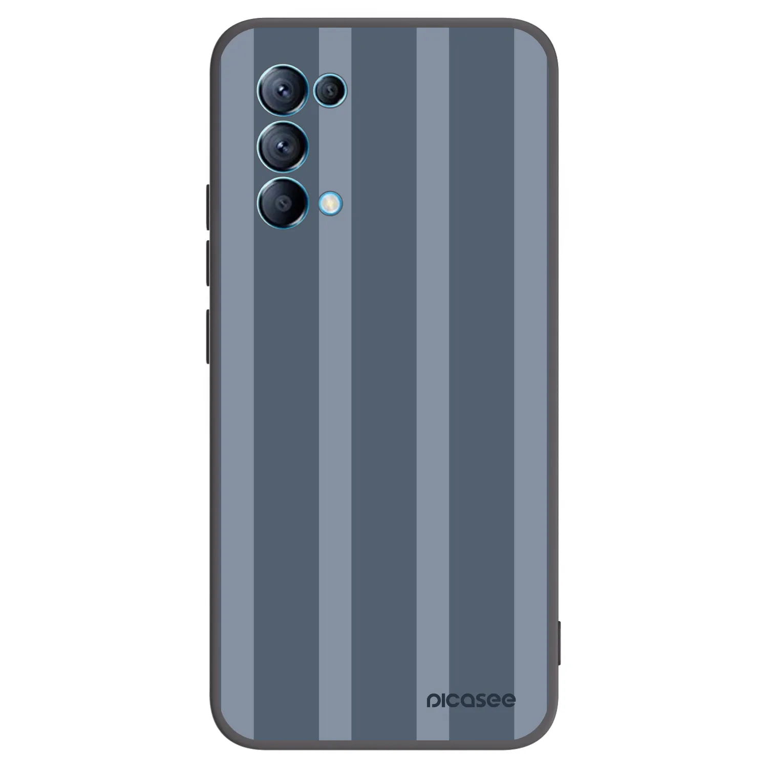 Picasee husă neagră din silicon pentru OPPO A16s - Midnight lounge