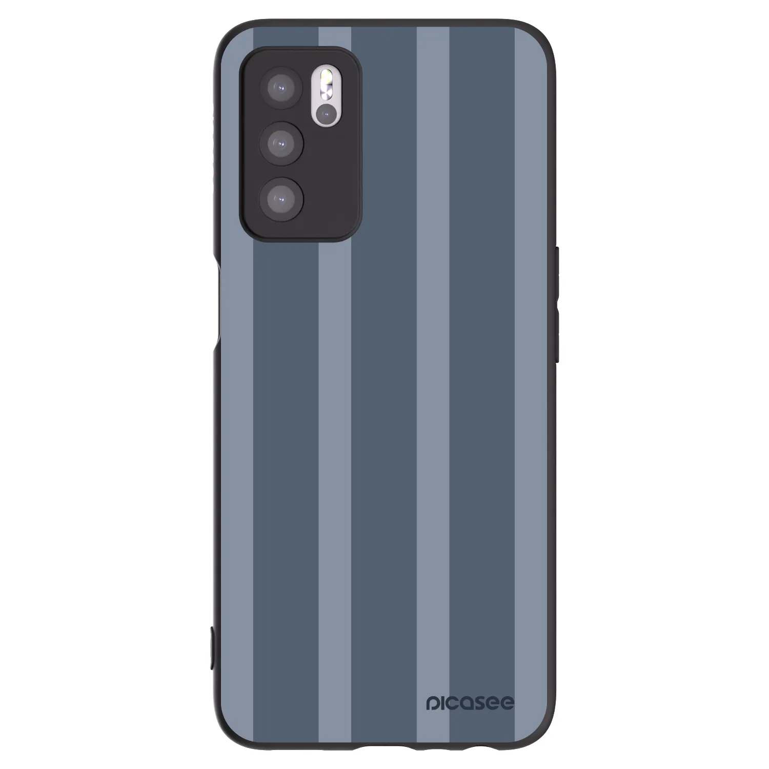Picasee husă neagră din silicon pentru OPPO A16s - Midnight lounge