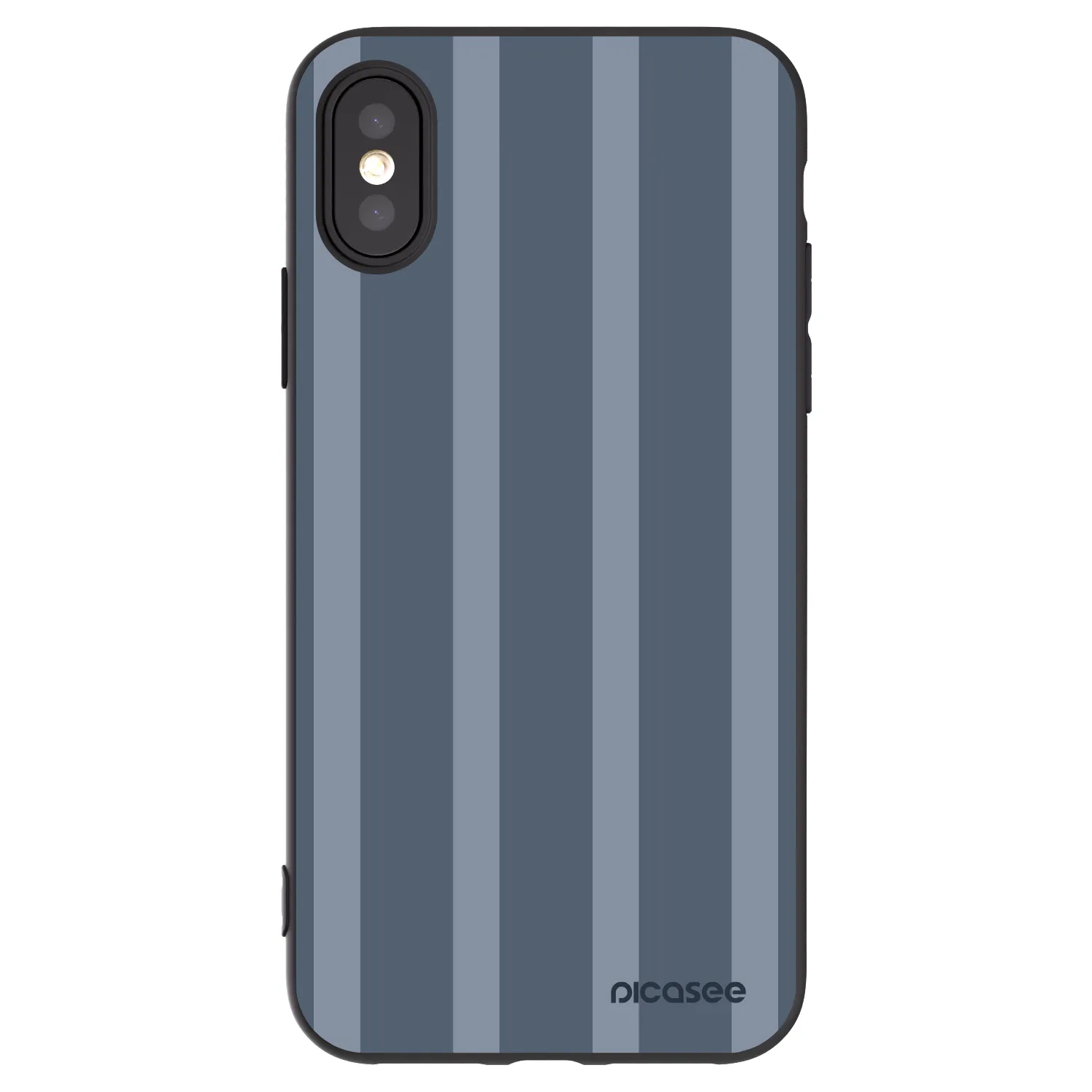 Picasee husă neagră din silicon pentru Apple iPhone X/XS - Midnight lounge