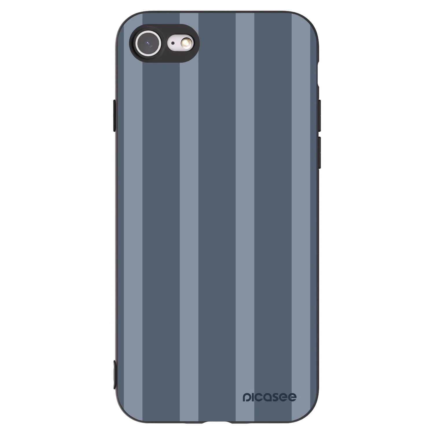 Picasee husă neagră din silicon pentru Apple iPhone 8 - Midnight lounge